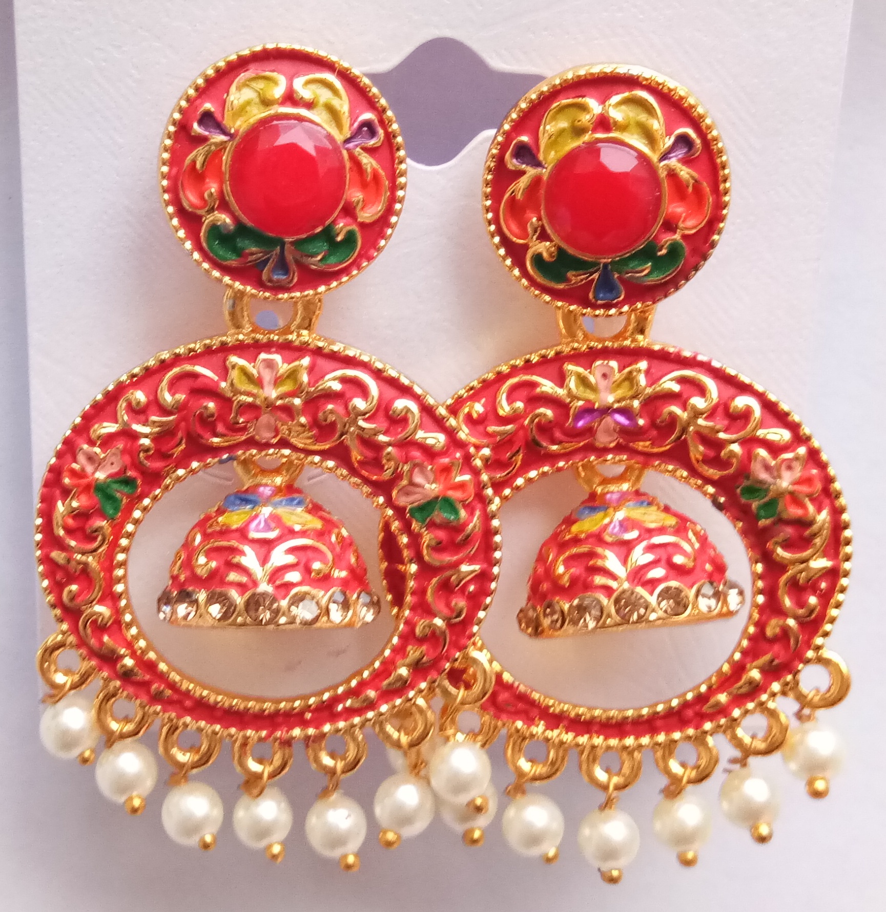 LG/RD ASVI ANT EARRINGS 521644