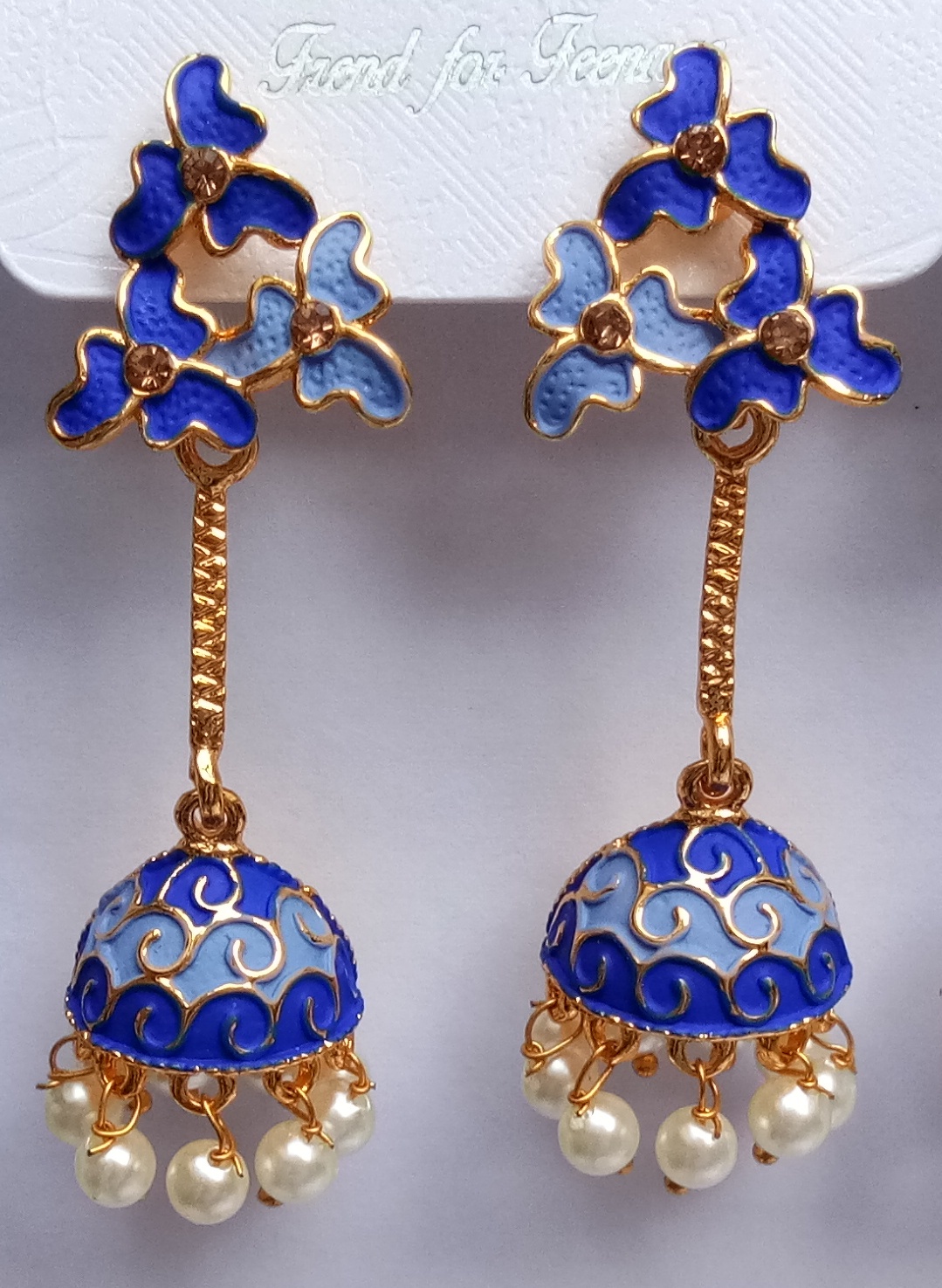 LG/RD REG CMN DANDI TOPS+JHUMKI 521678