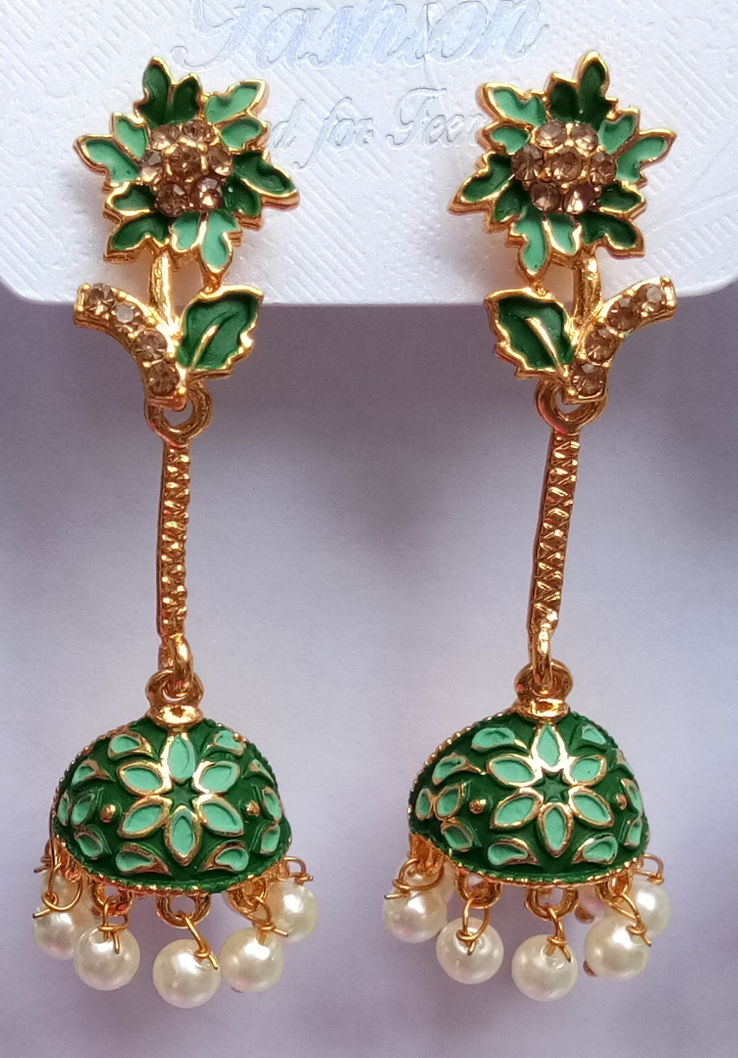 LG/RD REG CMN DANDI TOPS+JHUMKI 521684