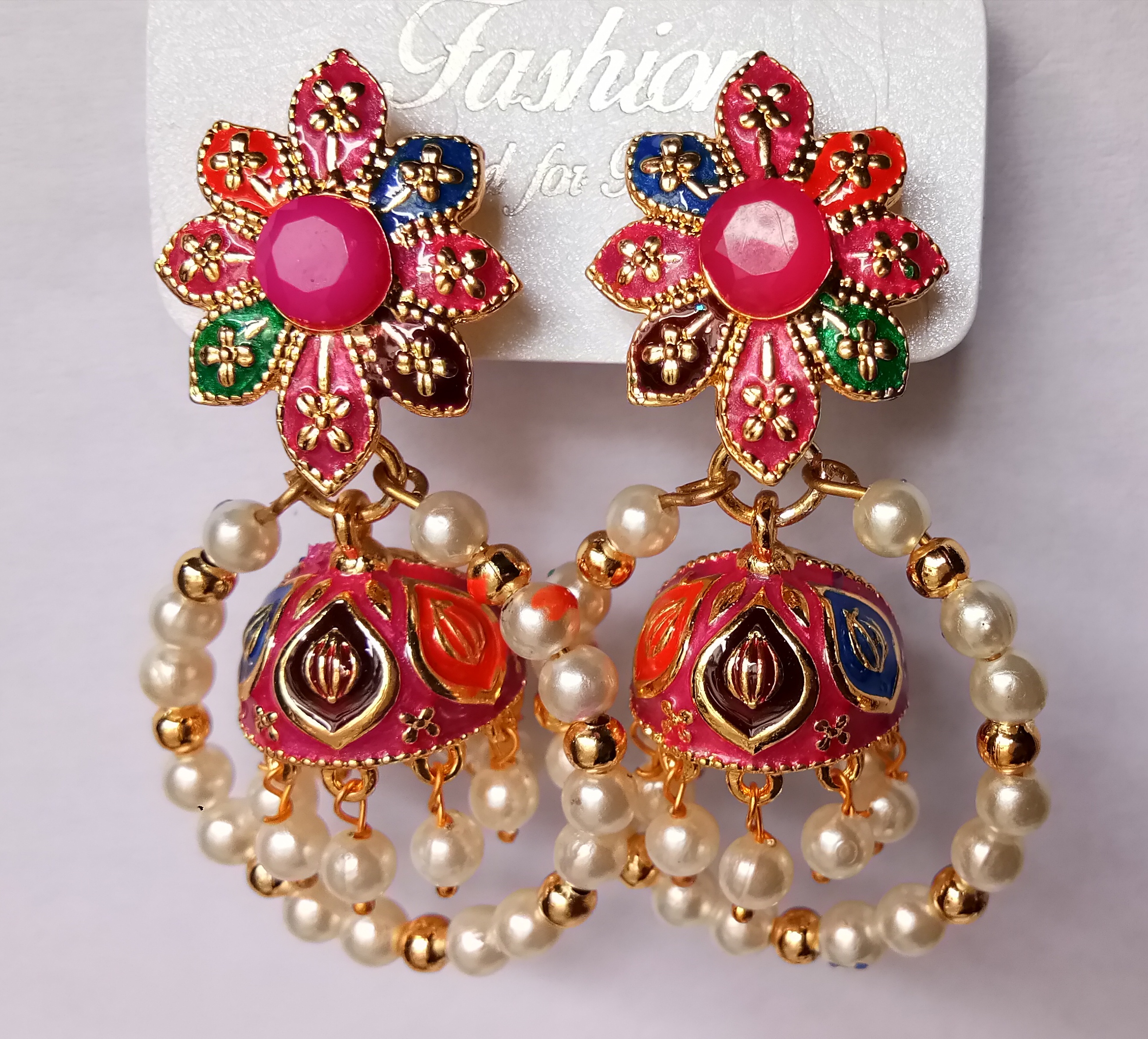 LG/RD ASVI ANT TOPS+BAALI SNG JHUMKI 521773