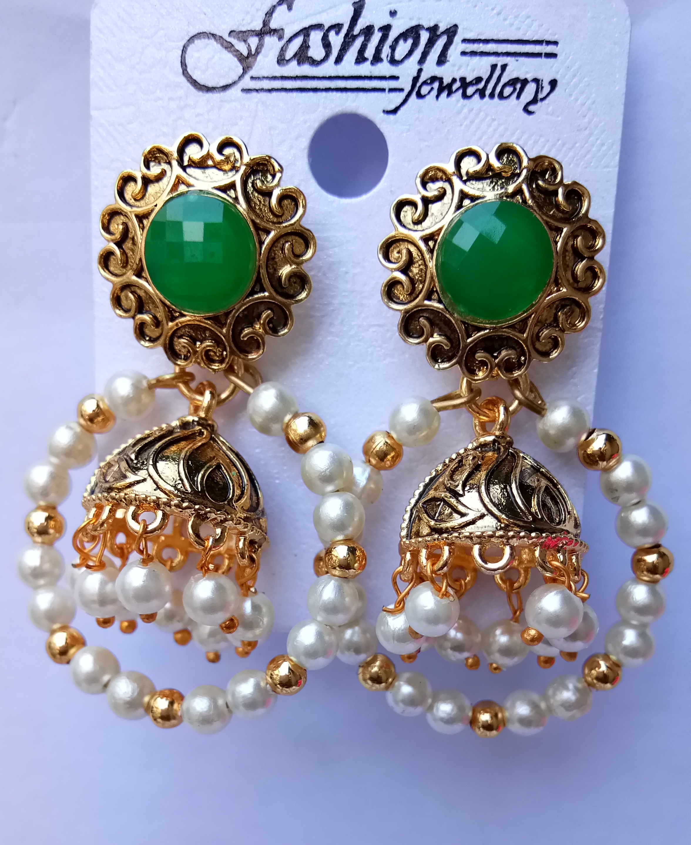 LG/RD ASVI/8667/DK ANT TOPS+BAALI SNG JHUMKI 521776