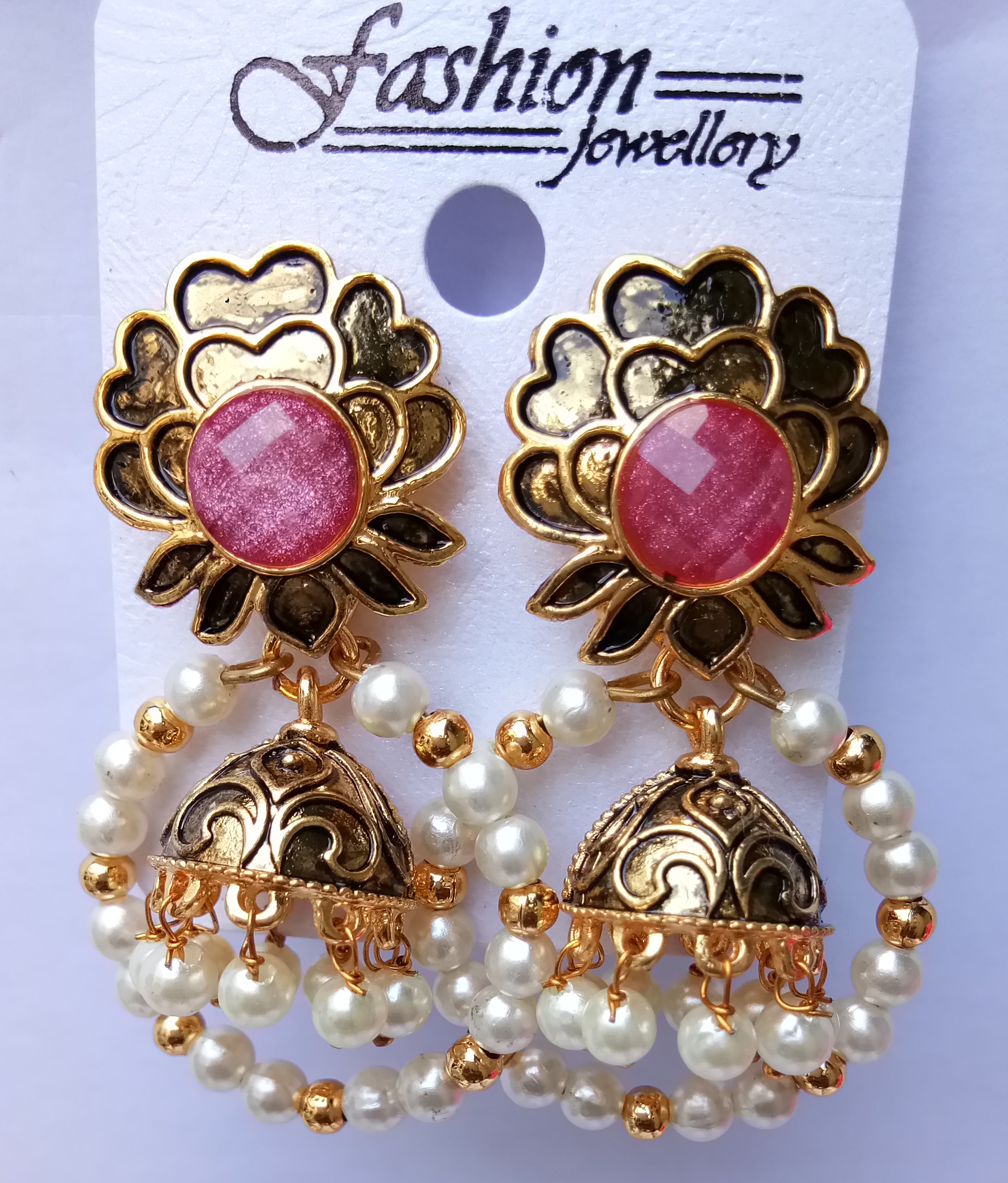 LG/RD ASVI/8667/DK  ANT TOPS+BAALI SNG JHUMKI 521779