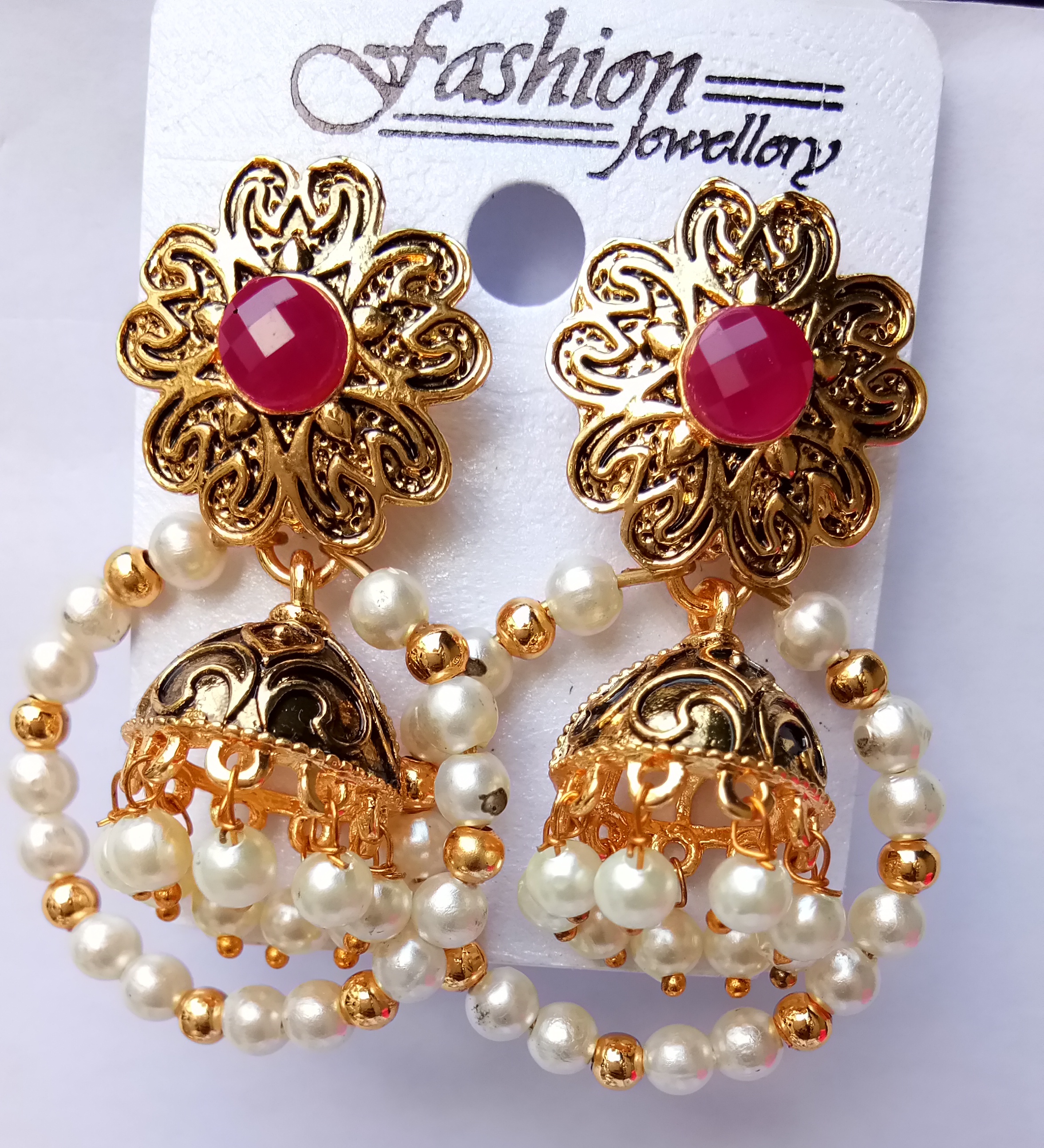 LG/RD ASVI ANT TOPS+BAALI SNG JHUMKI 521783