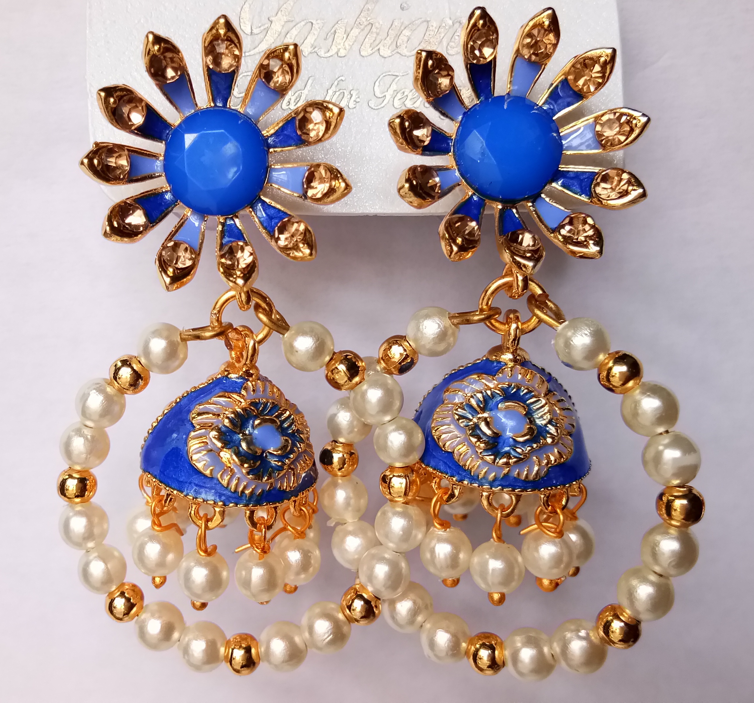 LG/RD ASVI/8667/DK ANT TOPS+BAALI SNG JHUMKI 521790