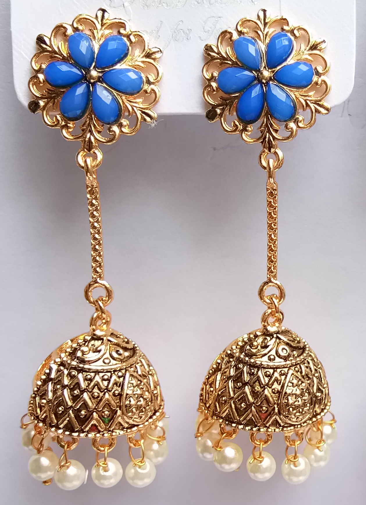 L GOLD  ANT DANDI JHUMKI 521815