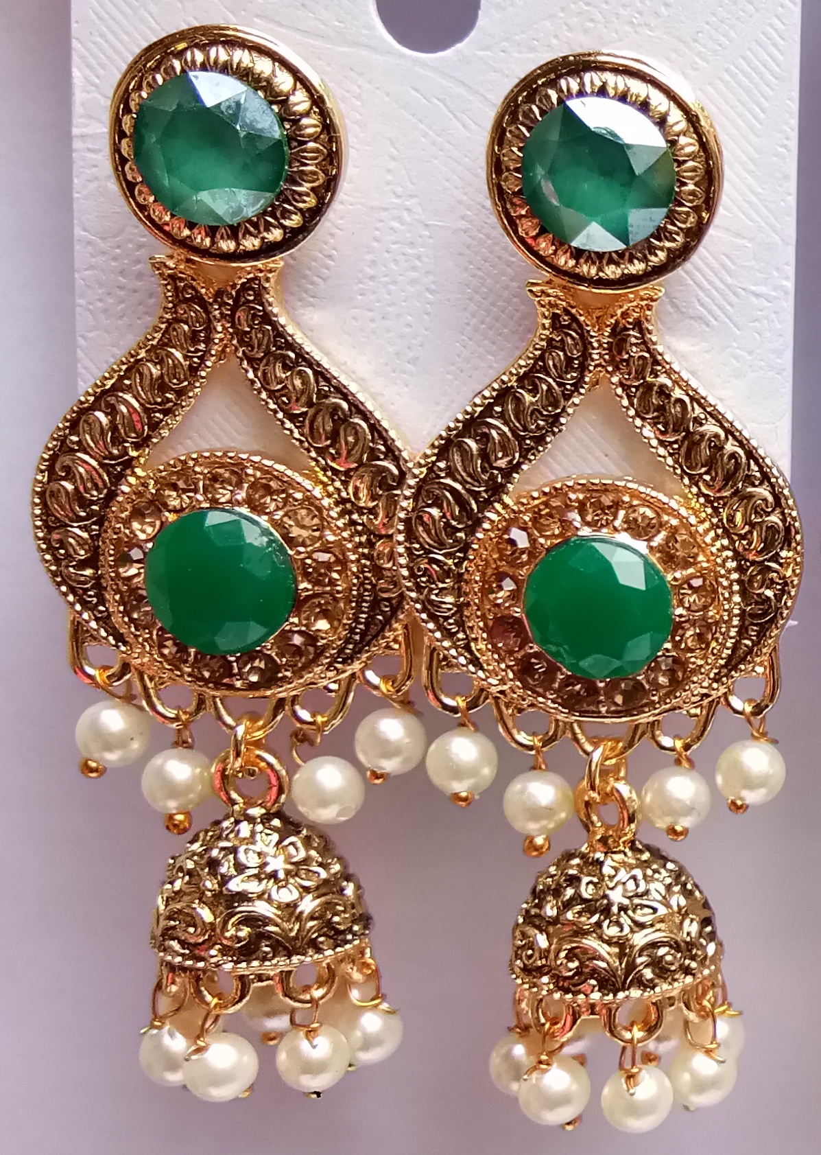 RD 8667/ASVI/MONALISA/CCHKRS ANT MN  EARRINGS+JHUMKI 521863