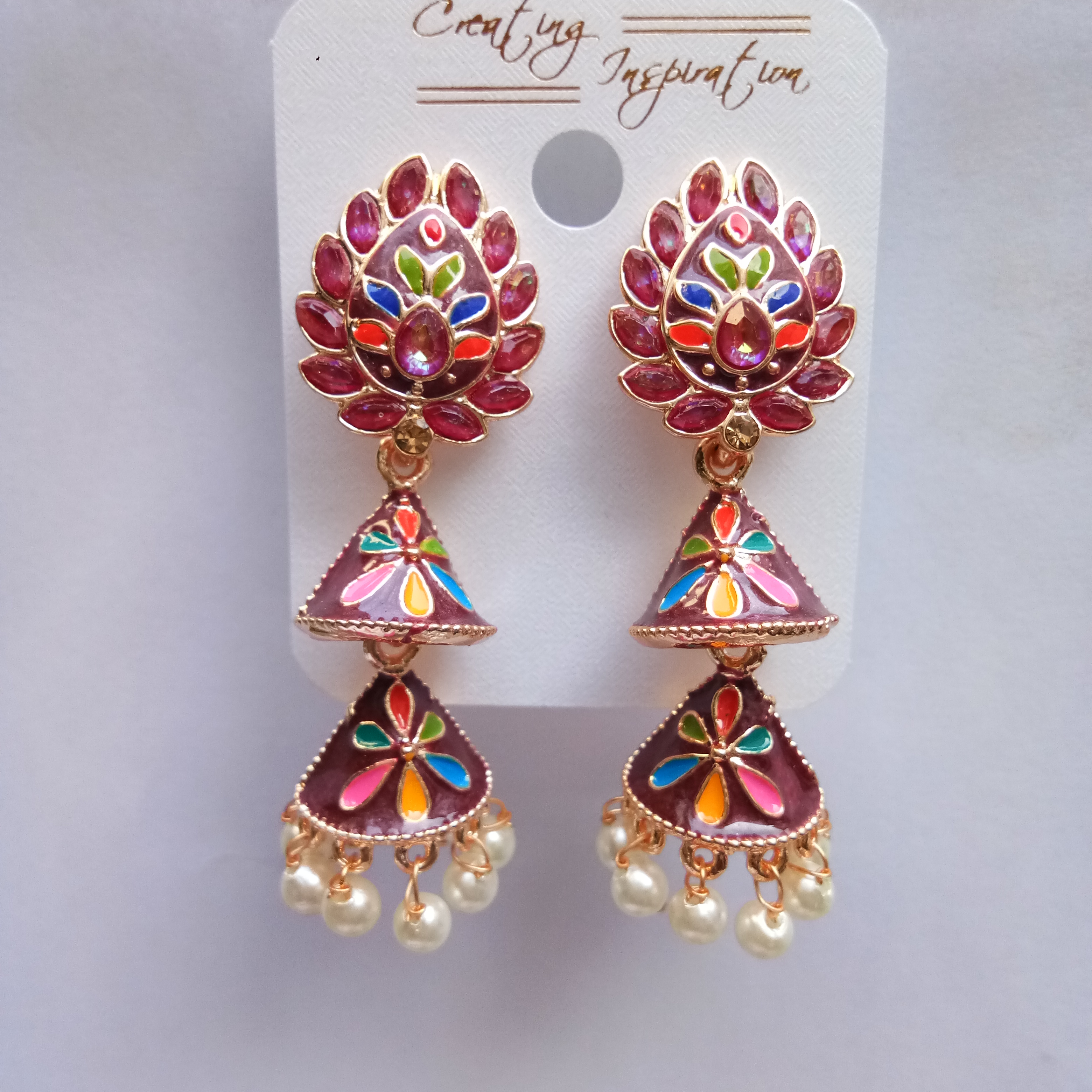 ROSE MULTI CMN ASSST DOUBLE JHUMKI - 522724