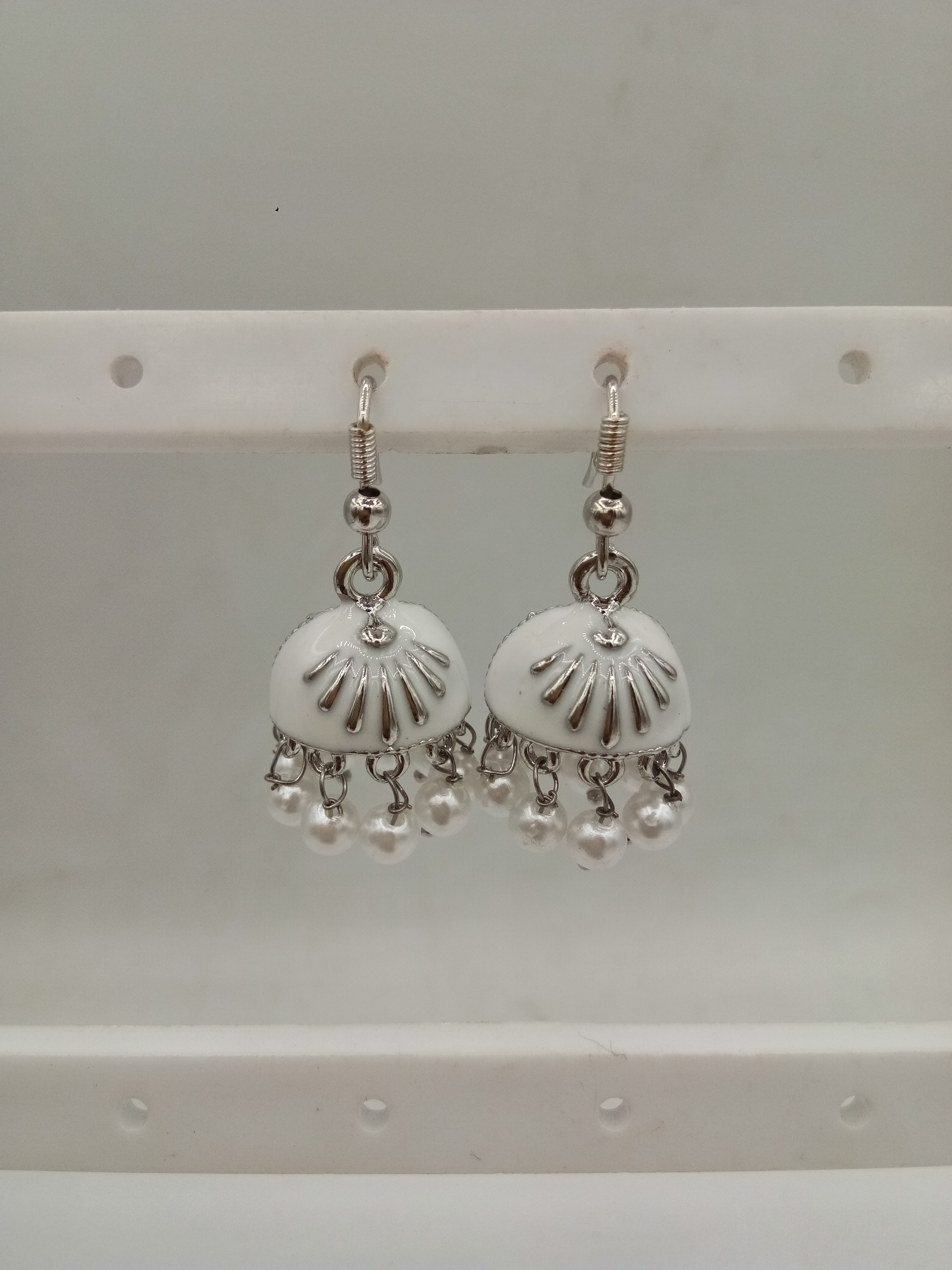 RD ZARI MEENA AKDA LOOSE PACKING SMALL JHUMKI - 522902