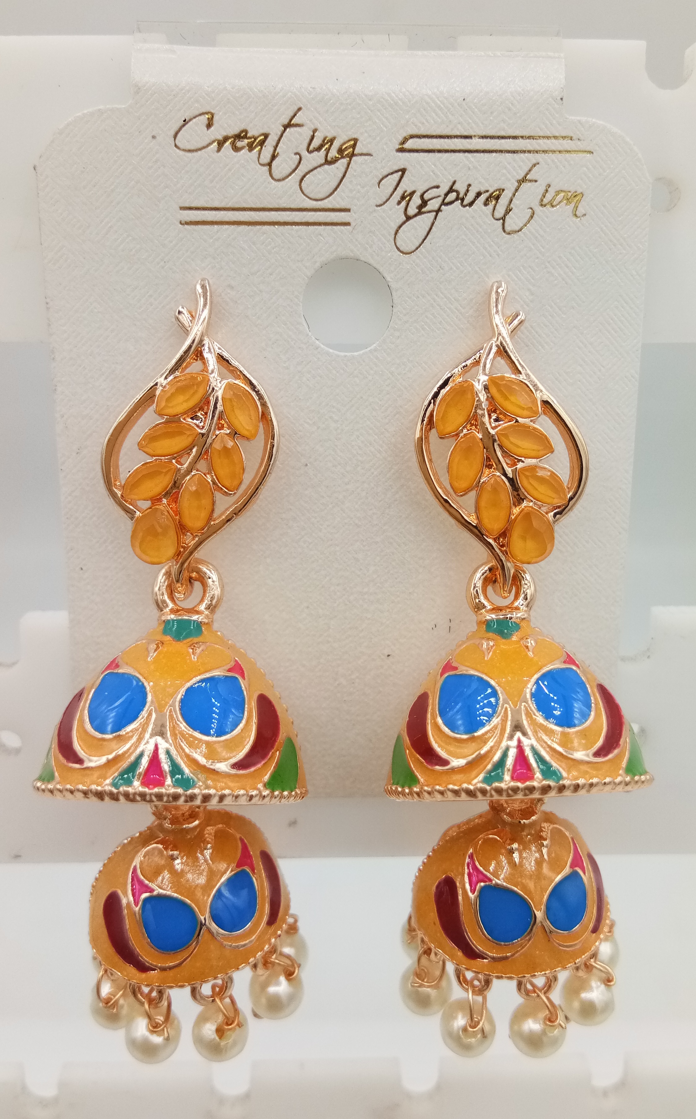 ROSE MULTI CMN ASSST DOUBLE JHUMKI - 523528