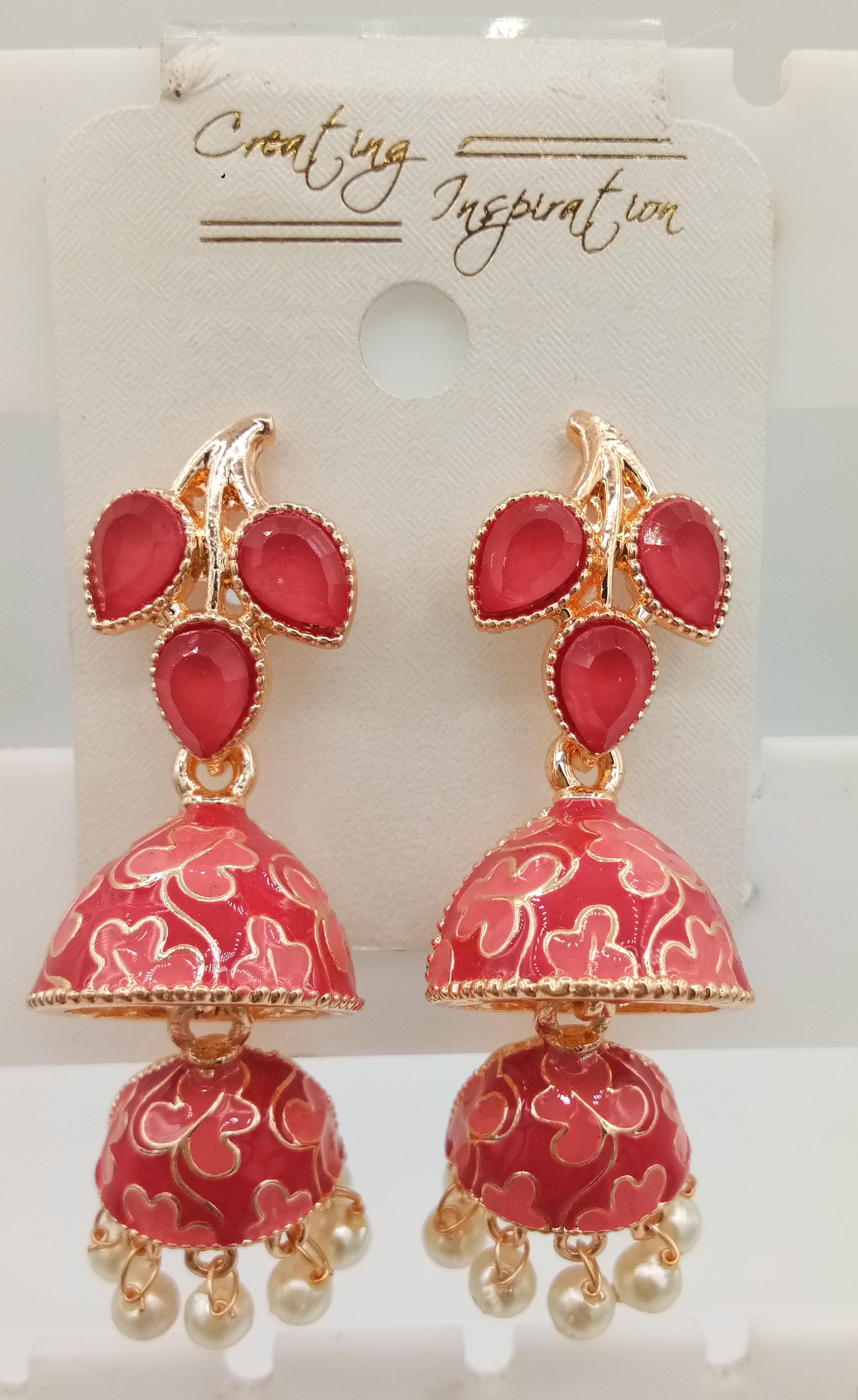 ROSE CMN ASSST DOUBLE JHUMKI - 523529