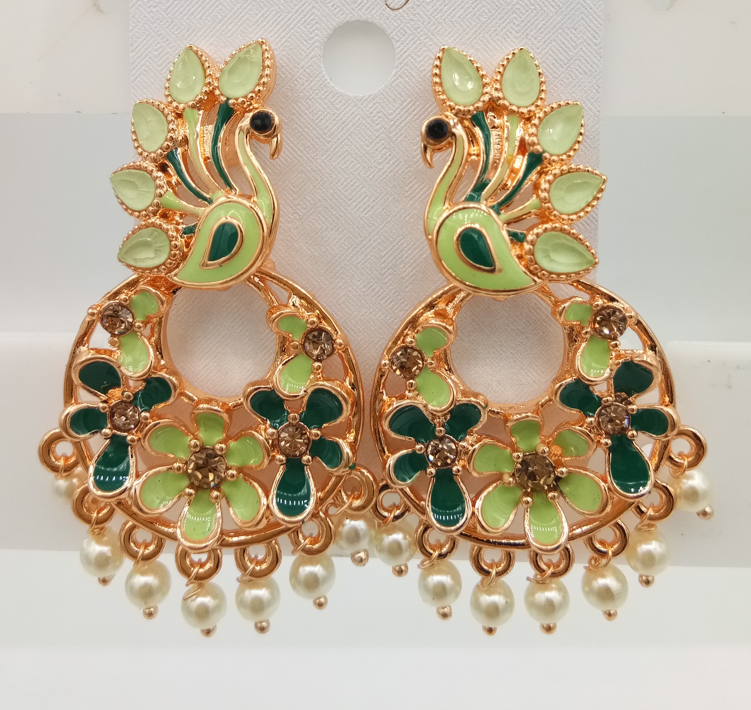 ROSE CMN + CLR ASSST EARRING - 523637