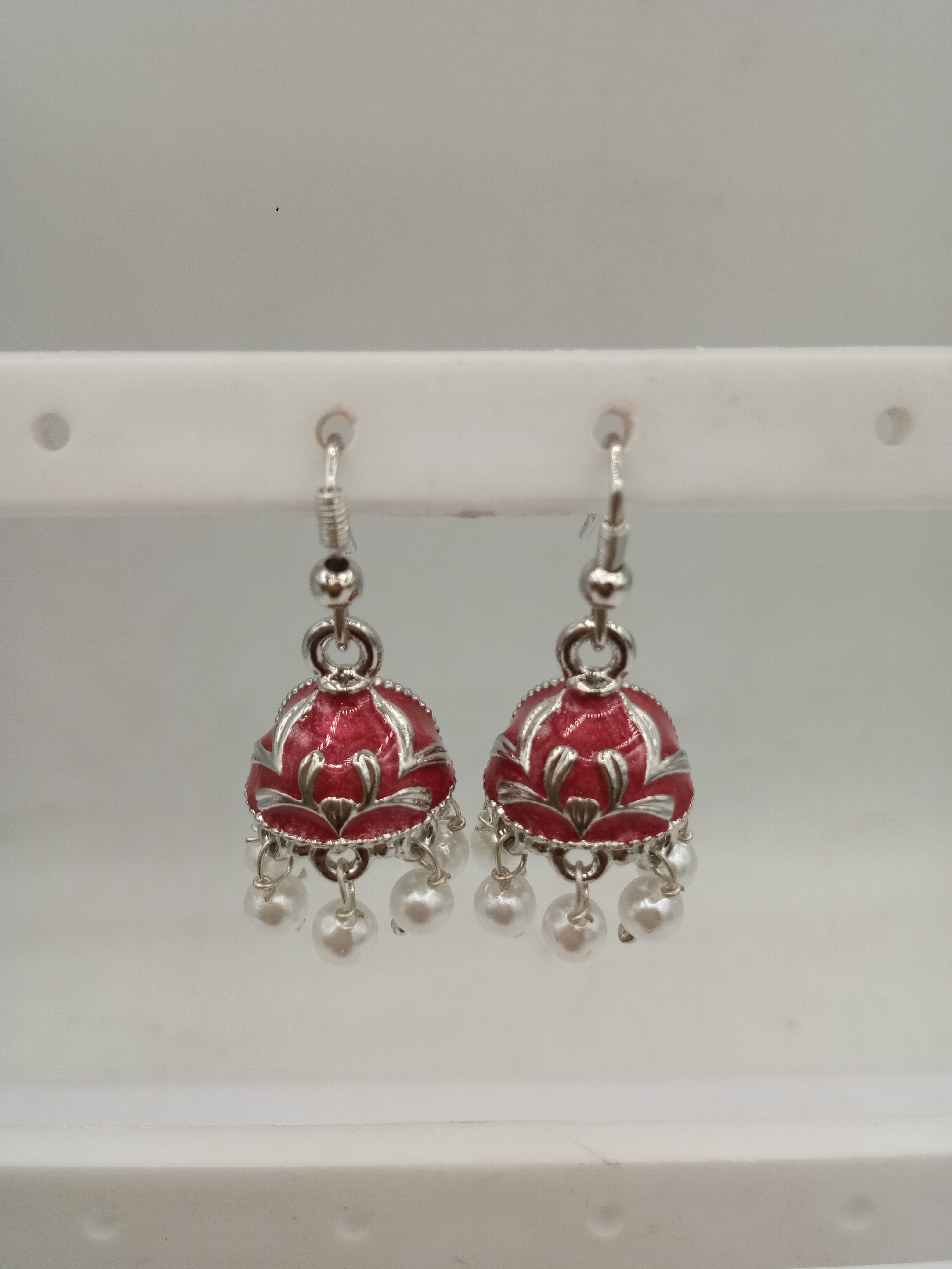 RD ZARI MEENA AKDA LOOSE PACKING SMALL JHUMKI - 523818