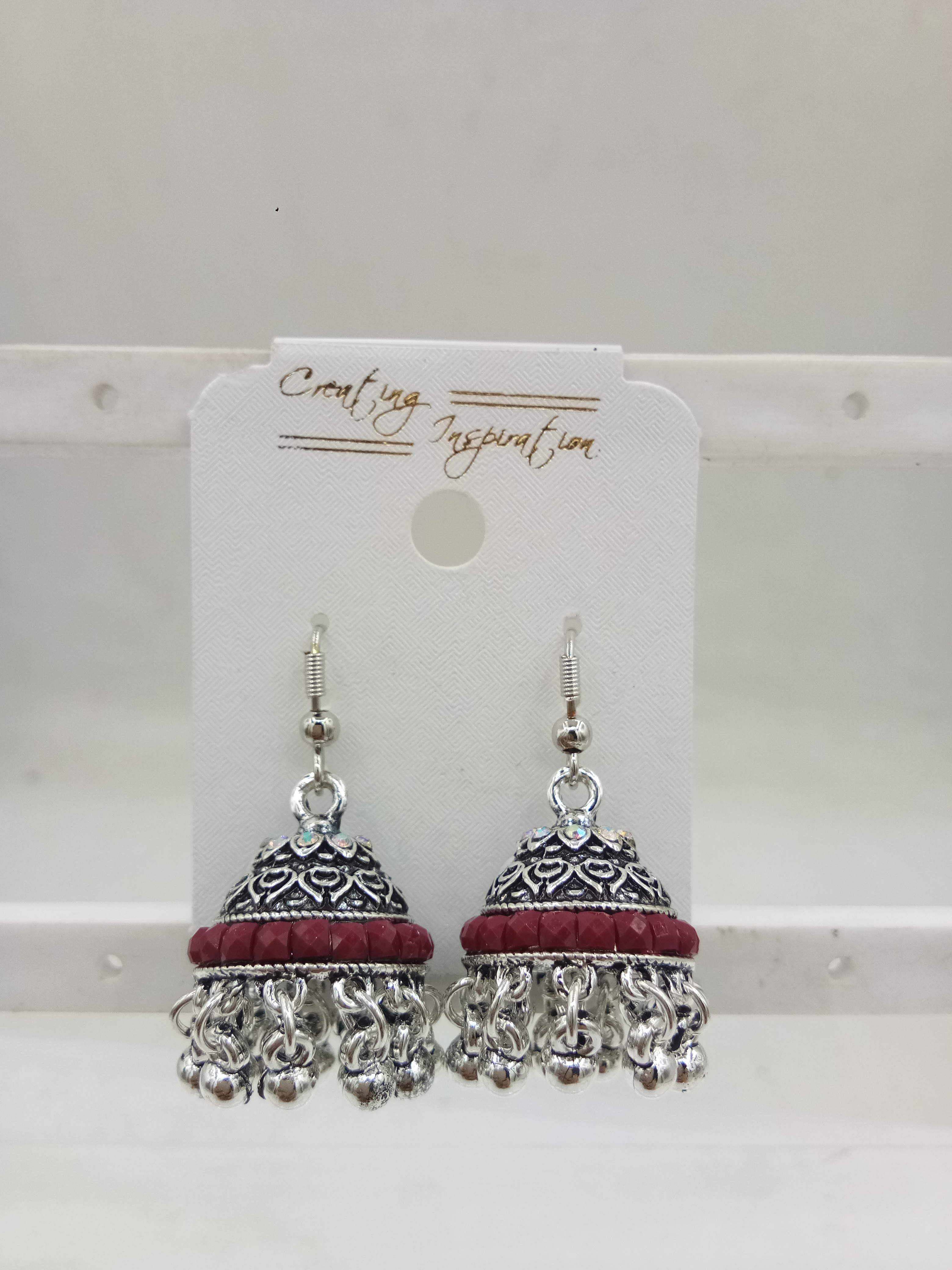 GERMAN SILVER AKDA CCHKS JHUMKI - 525030