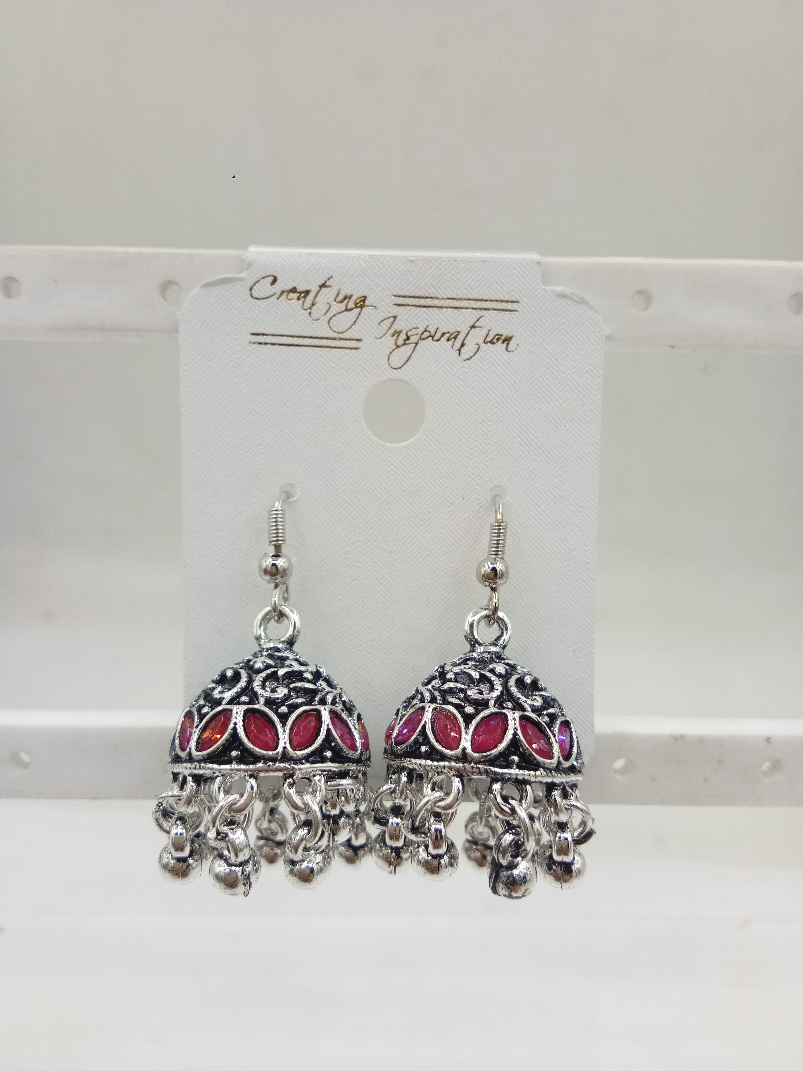 GERMAN SILVER AKDA CCHK JHUMKI - 525046