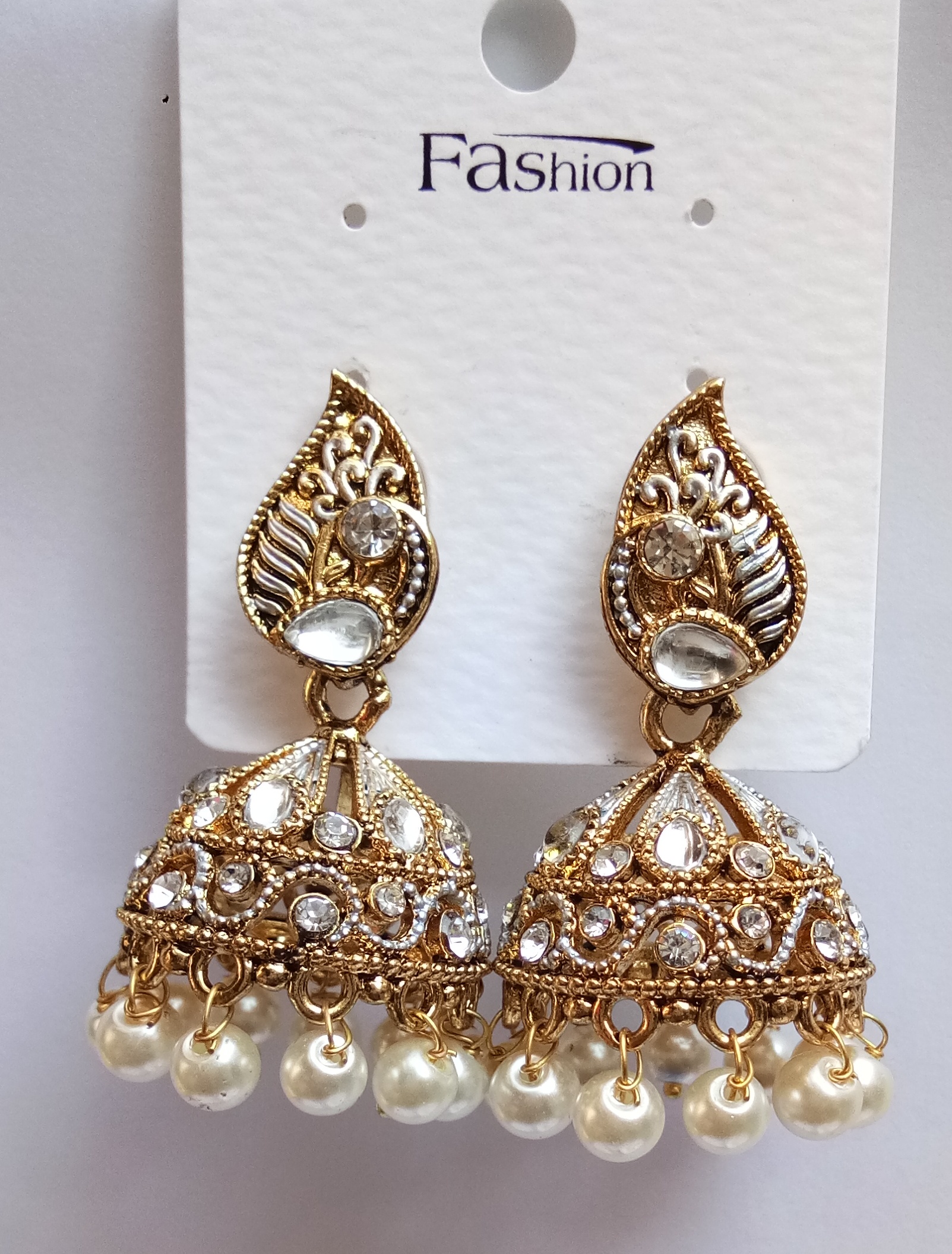 NEW ANT SILVER MEENA   JHUMKI 71479