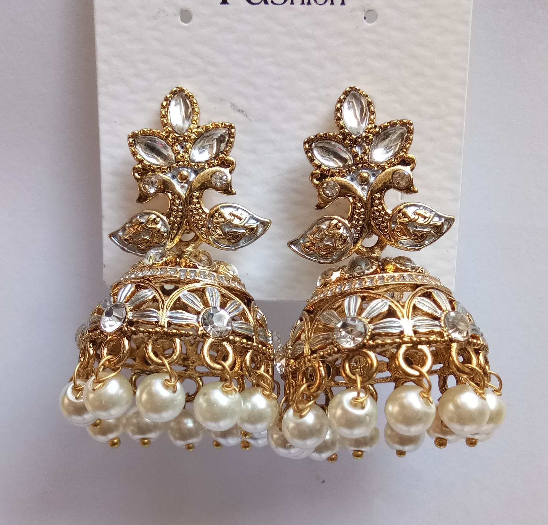 NEW ANT SILVER MEENA   JHUMKI 71490