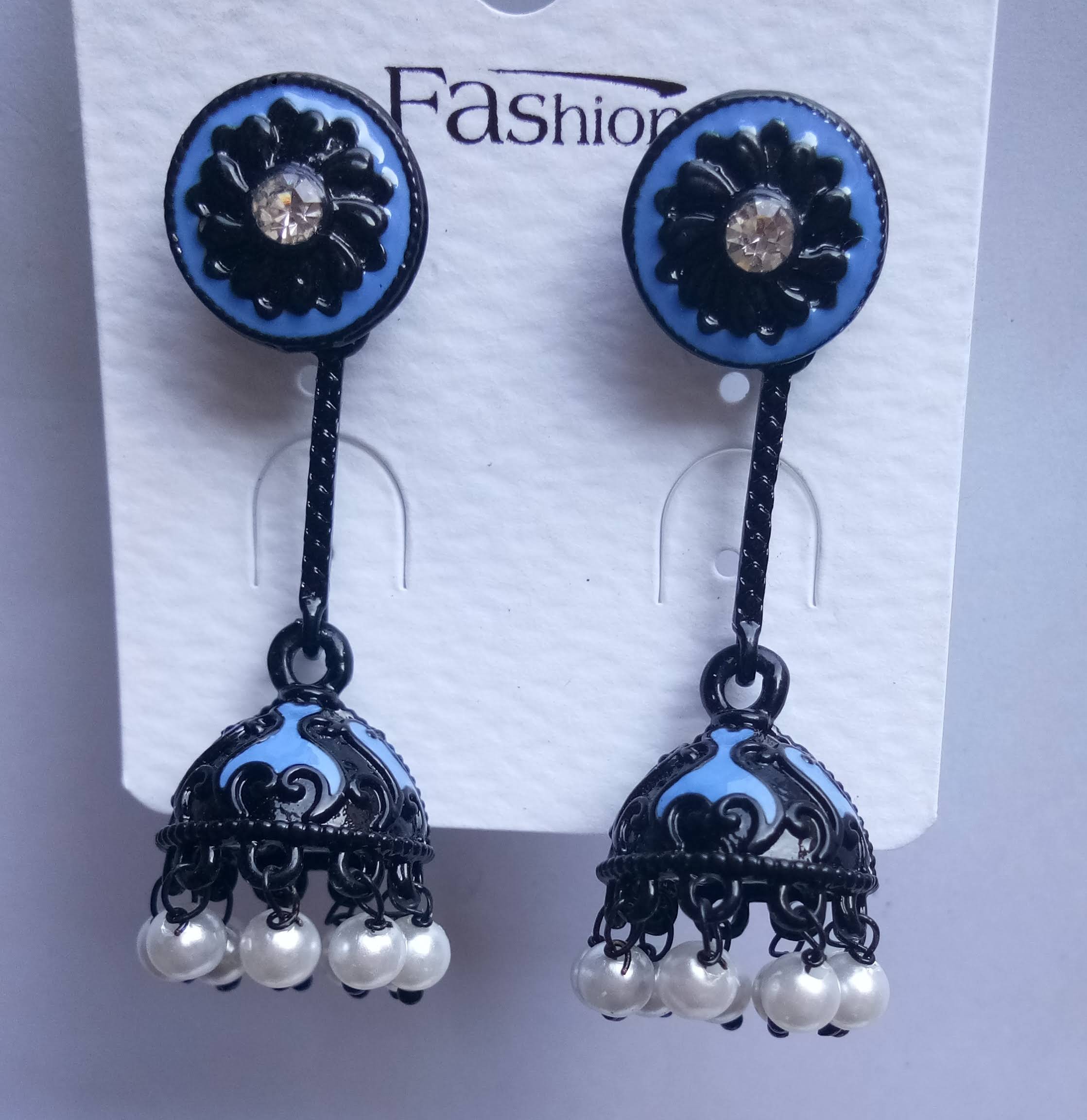 BLK  DBL CLR DANDI JHUMKI 522520