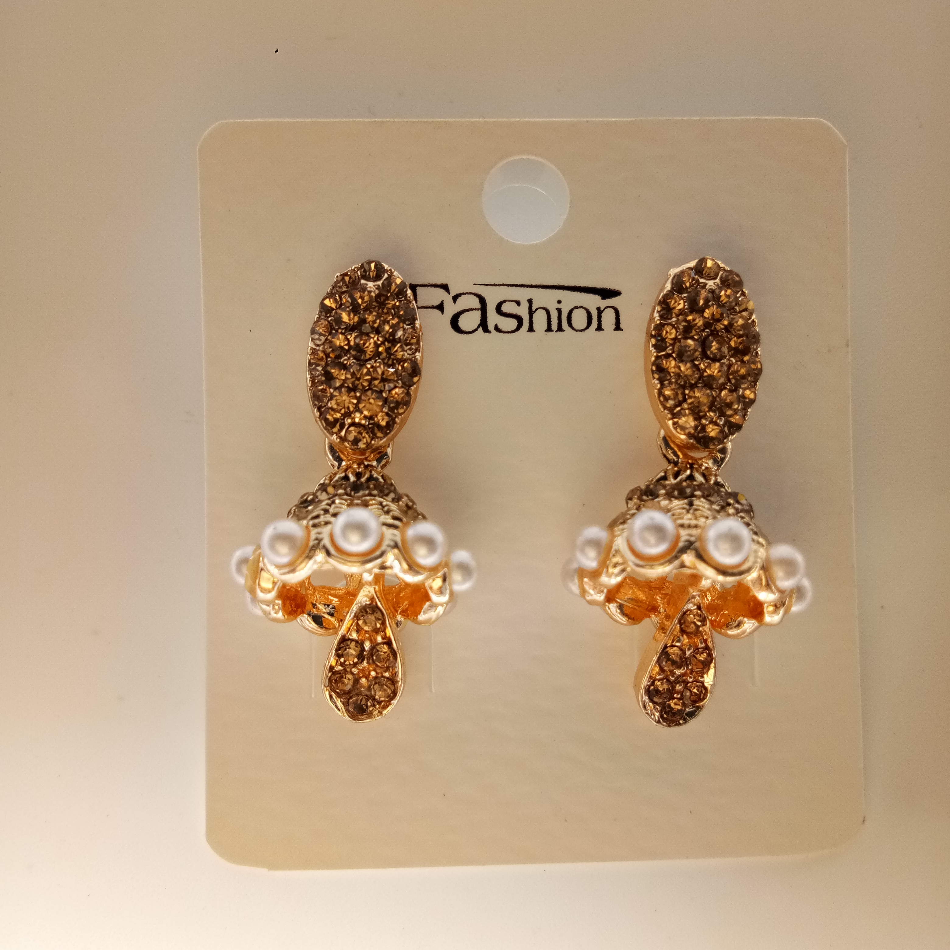 S RS FULL LCT STONE JHUMKI 522452