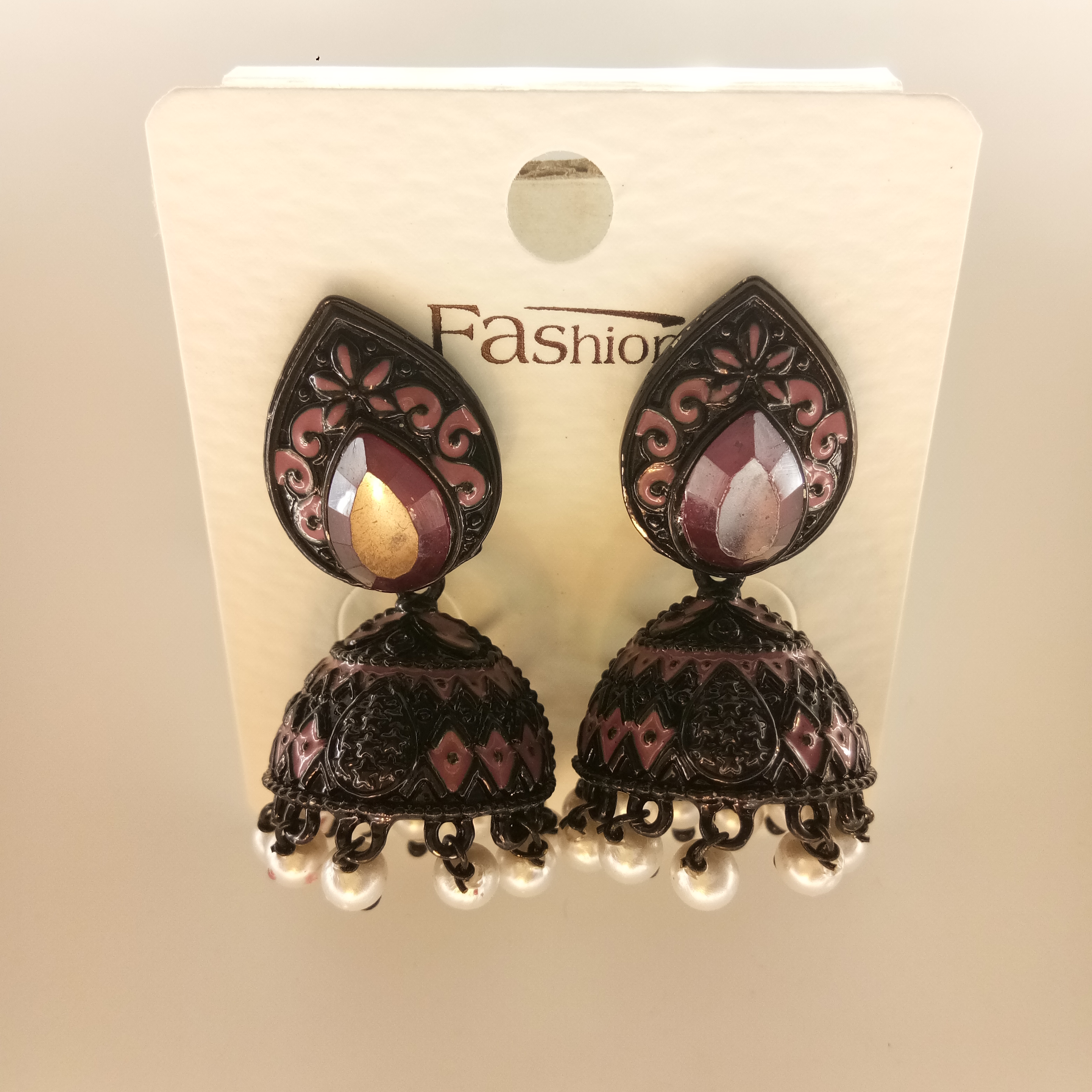 BLK CMN ASVI/8667/MONA/CCHKRS  JHUMKI 521826