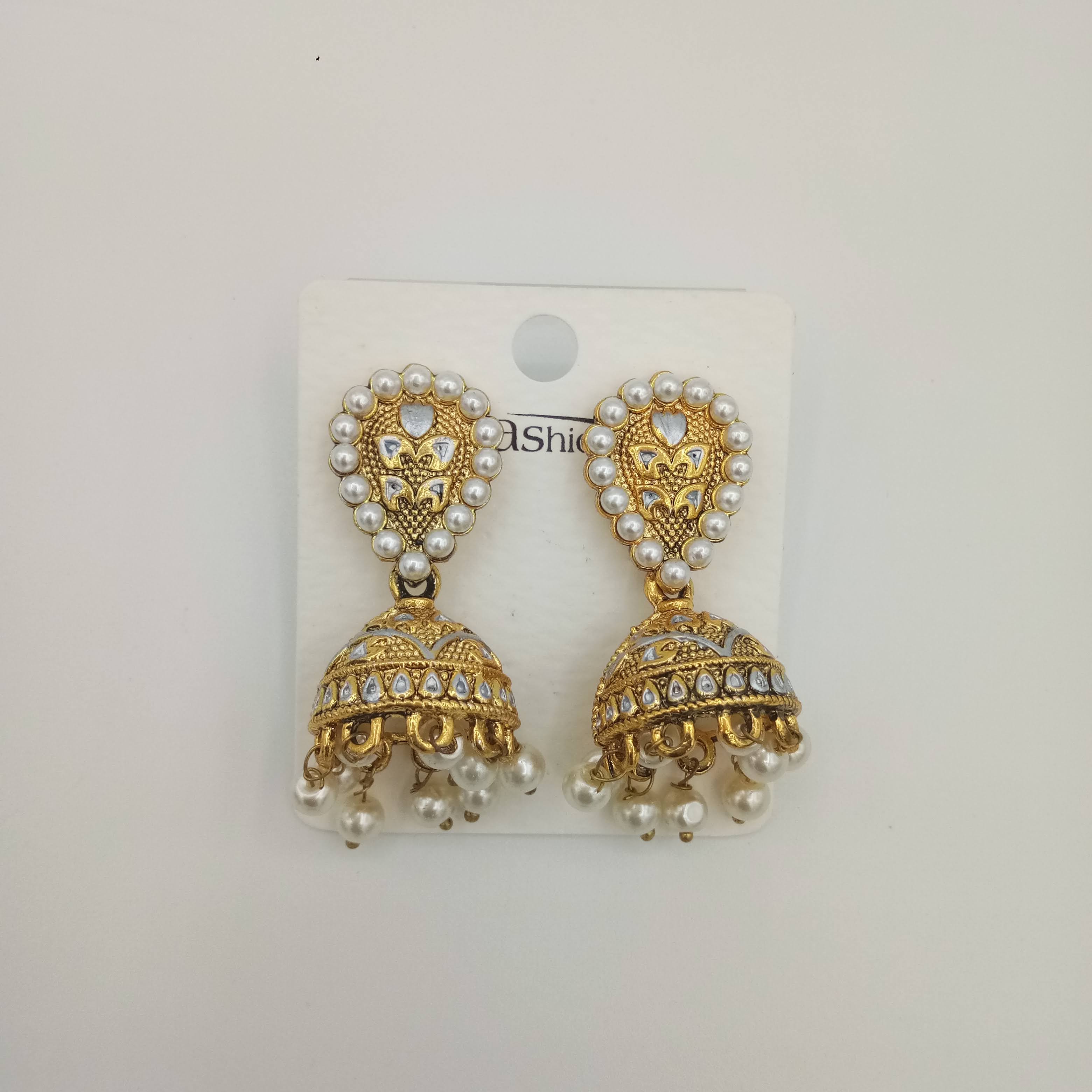 NEW ANT SILVER MEENA   JHUMKI 522333