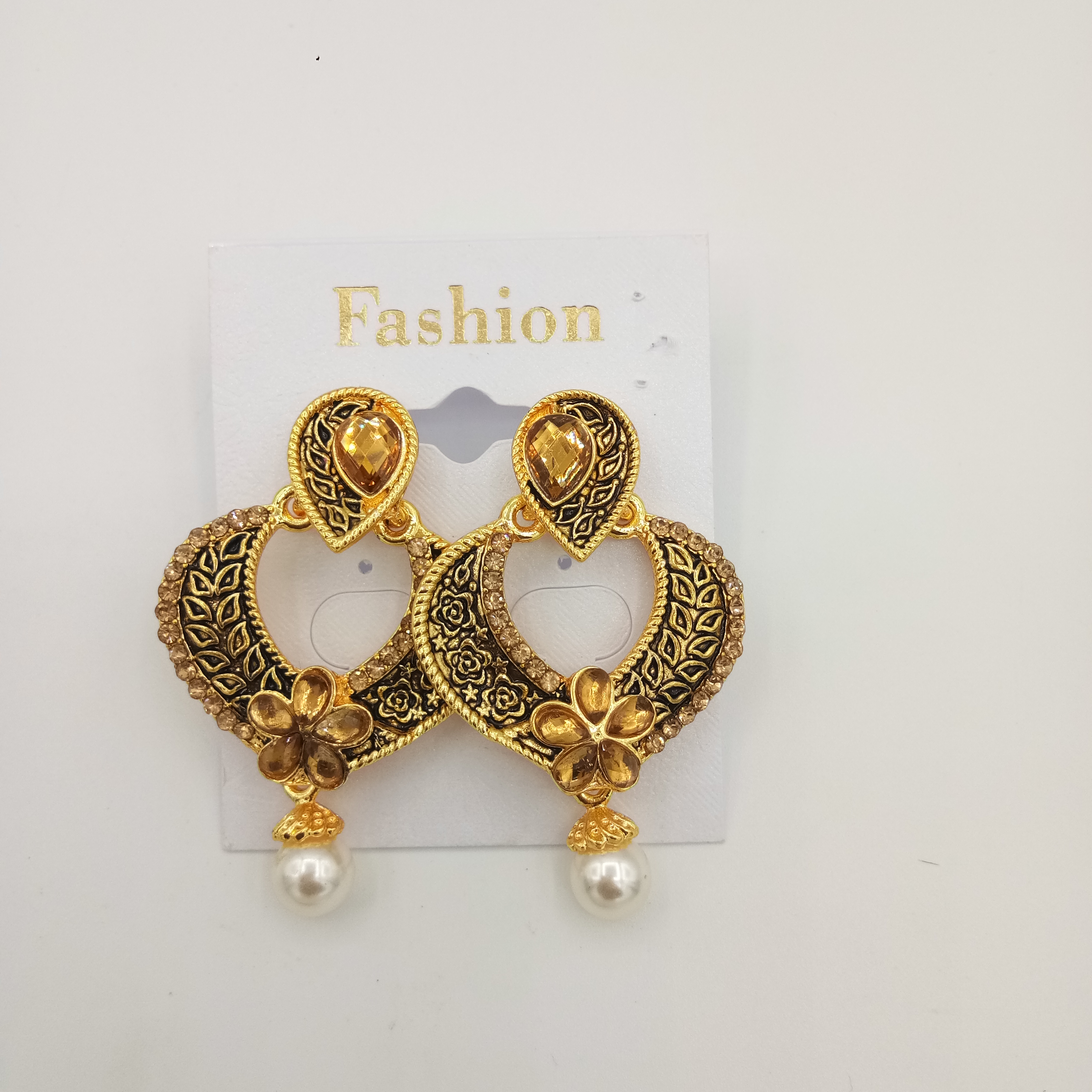 NEW ANTIQUE LCT EARRINGS - 52643