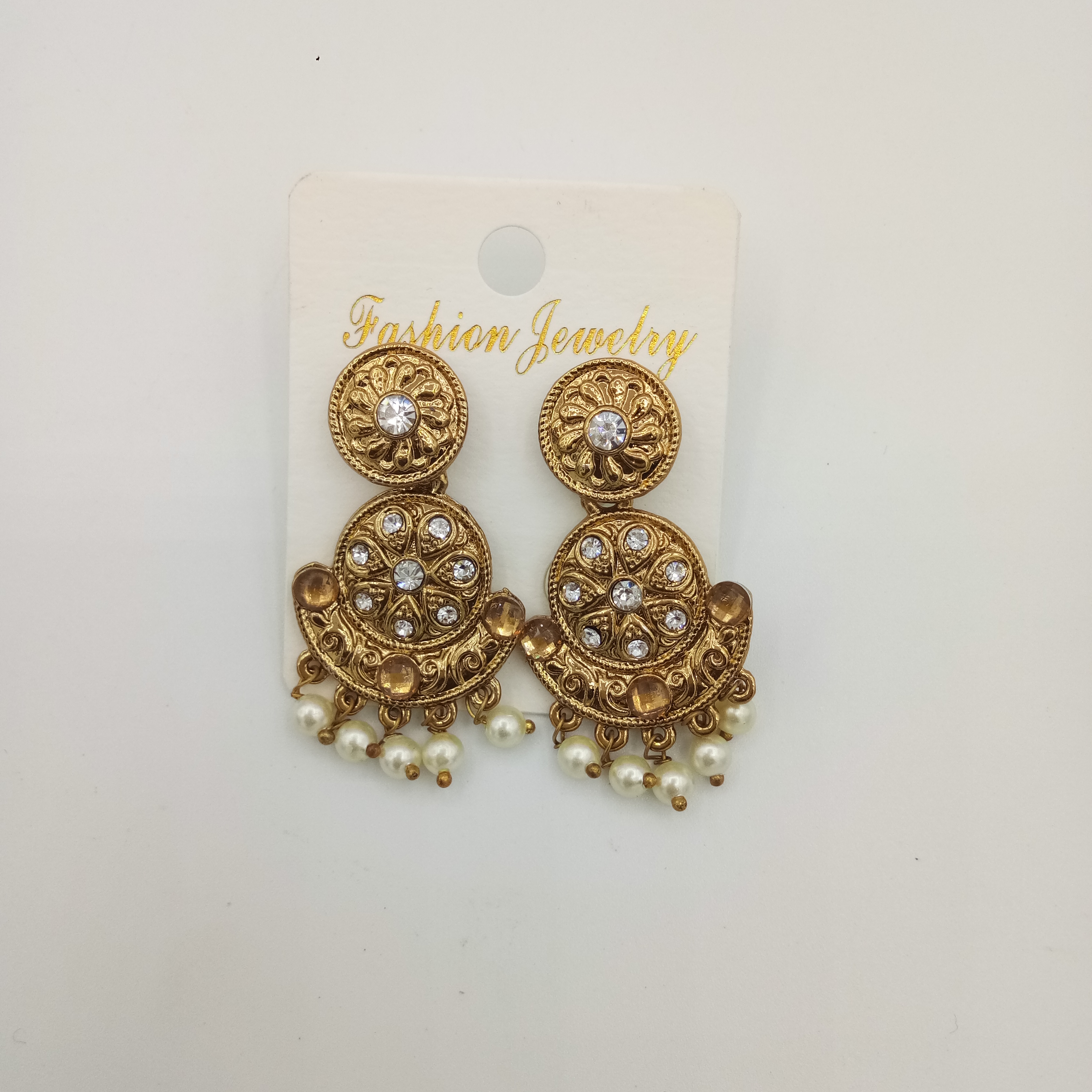 MEHNDI ANT EARRINGS - 52897