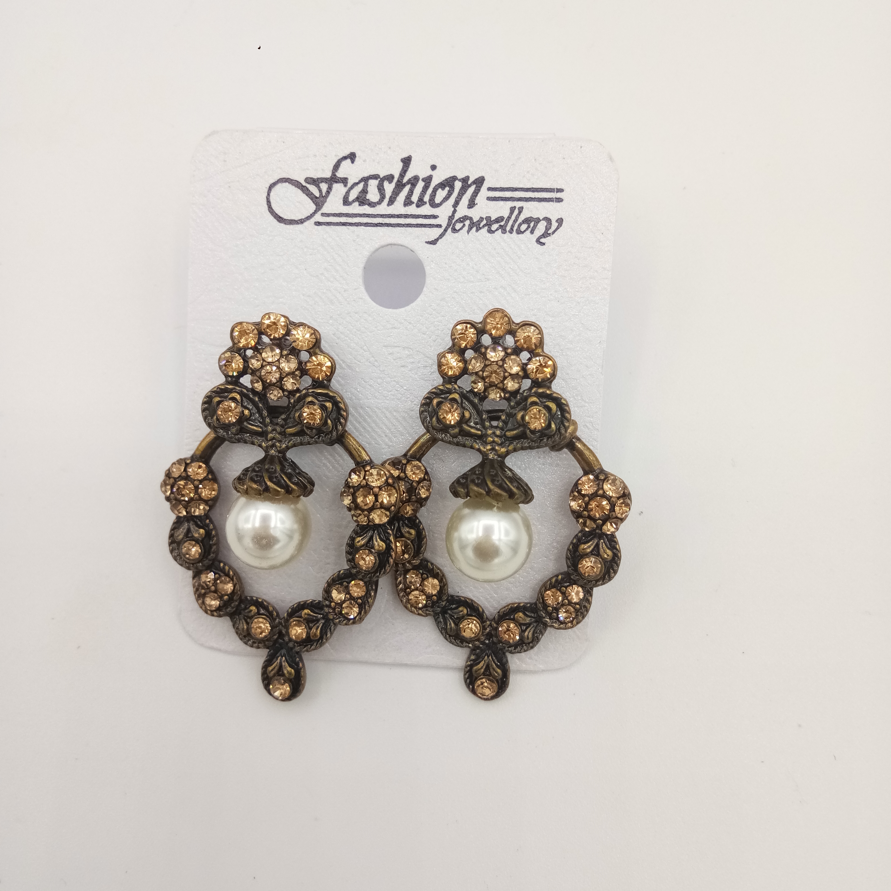 NEW ANTIQUE LCT EARRINGS - 52924