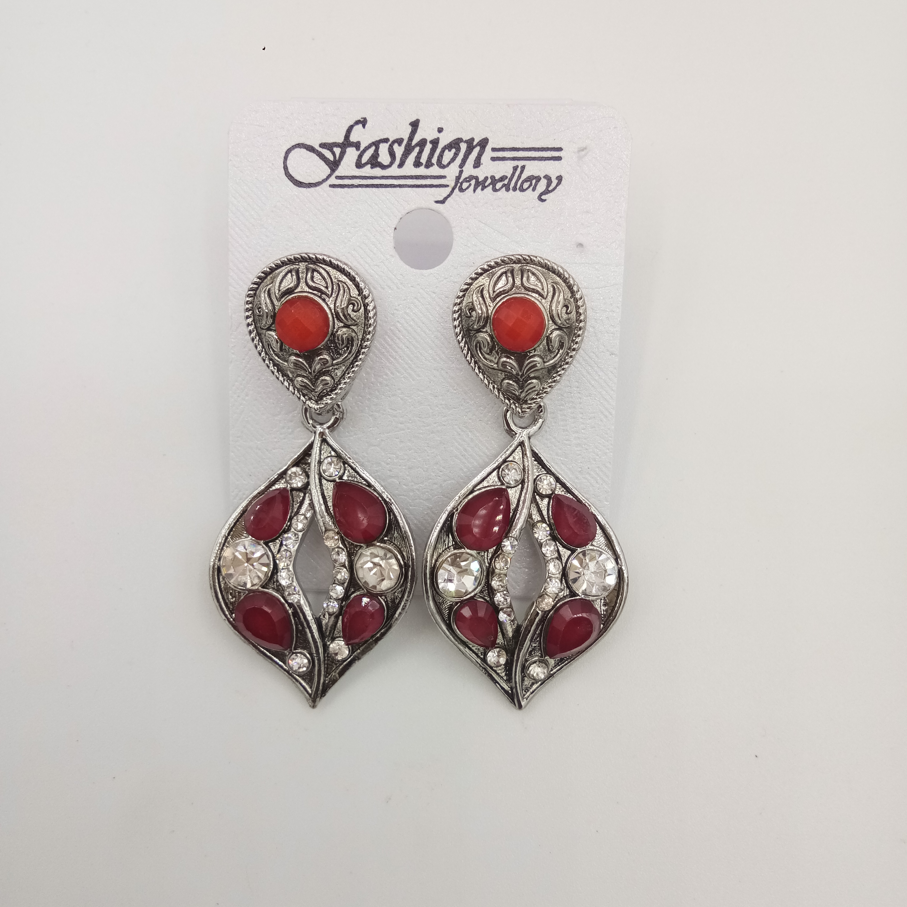 RODIUM ANT EARRINGS - 521867