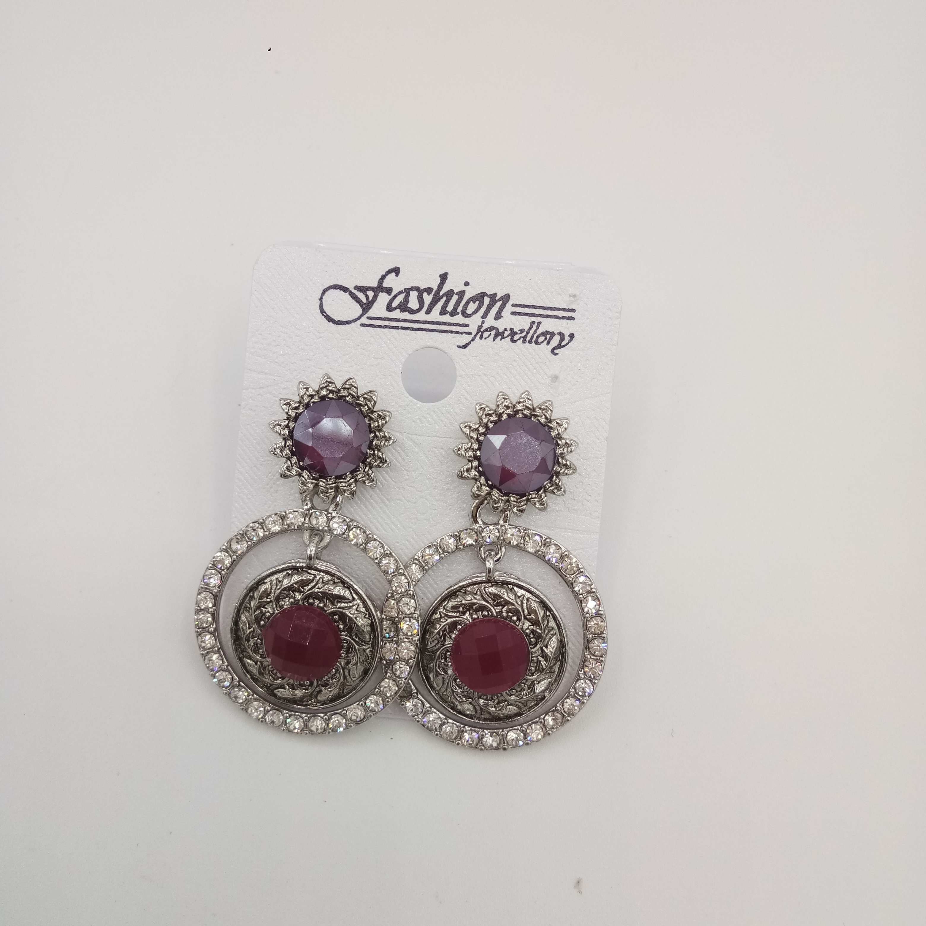 RODIUM ANT  EARRINGS 521869