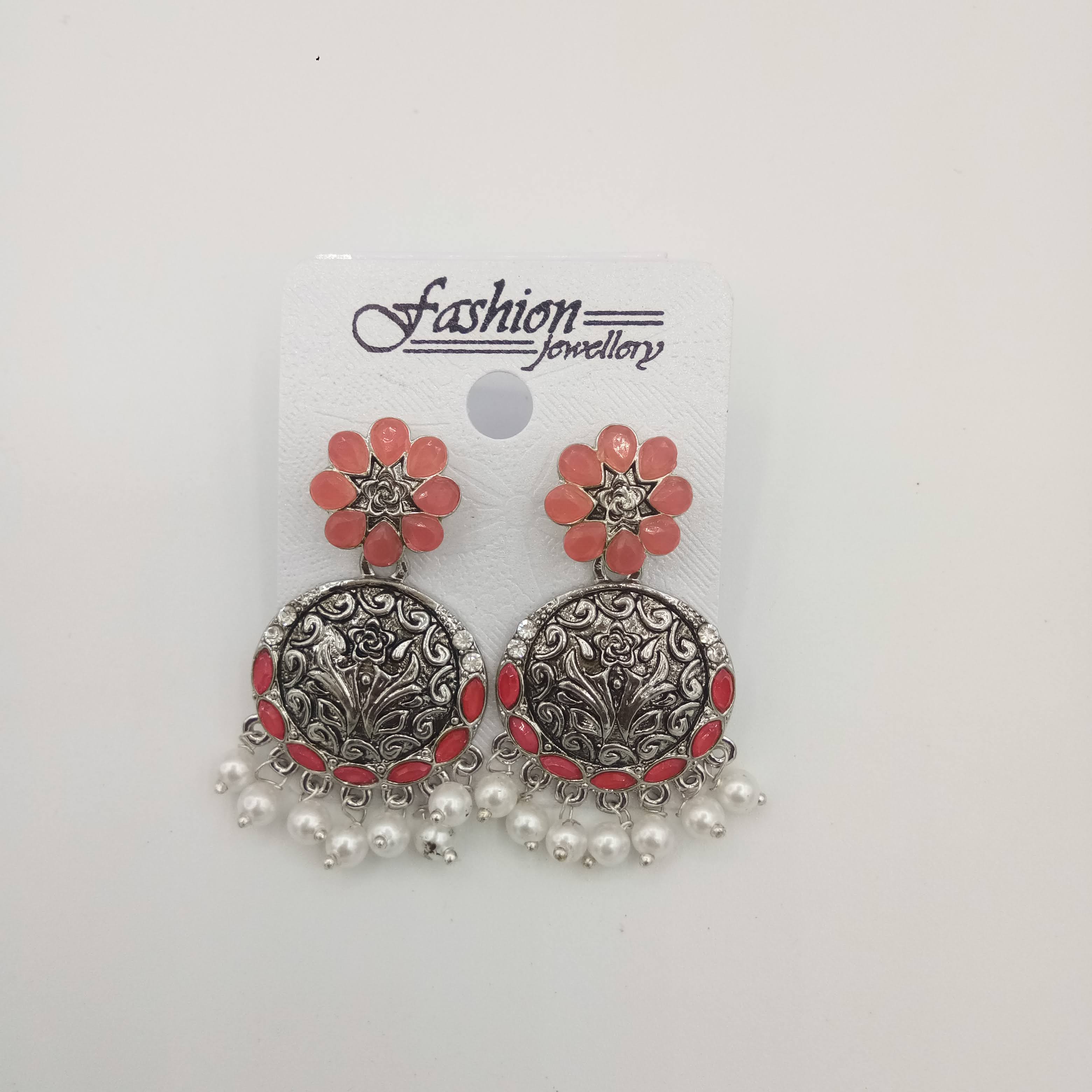 RODIUM ANT EARRINGS - 521296