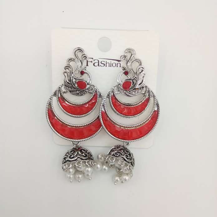 RODIUM ANT EARRINGS - 521662