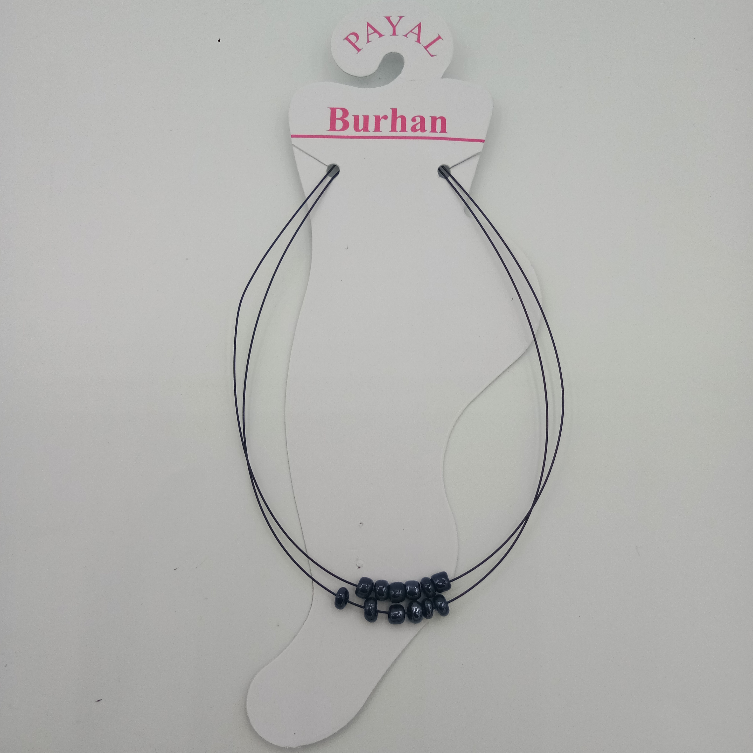 BURHAN TANGUSH GUNMETAL PAYAL - 5967