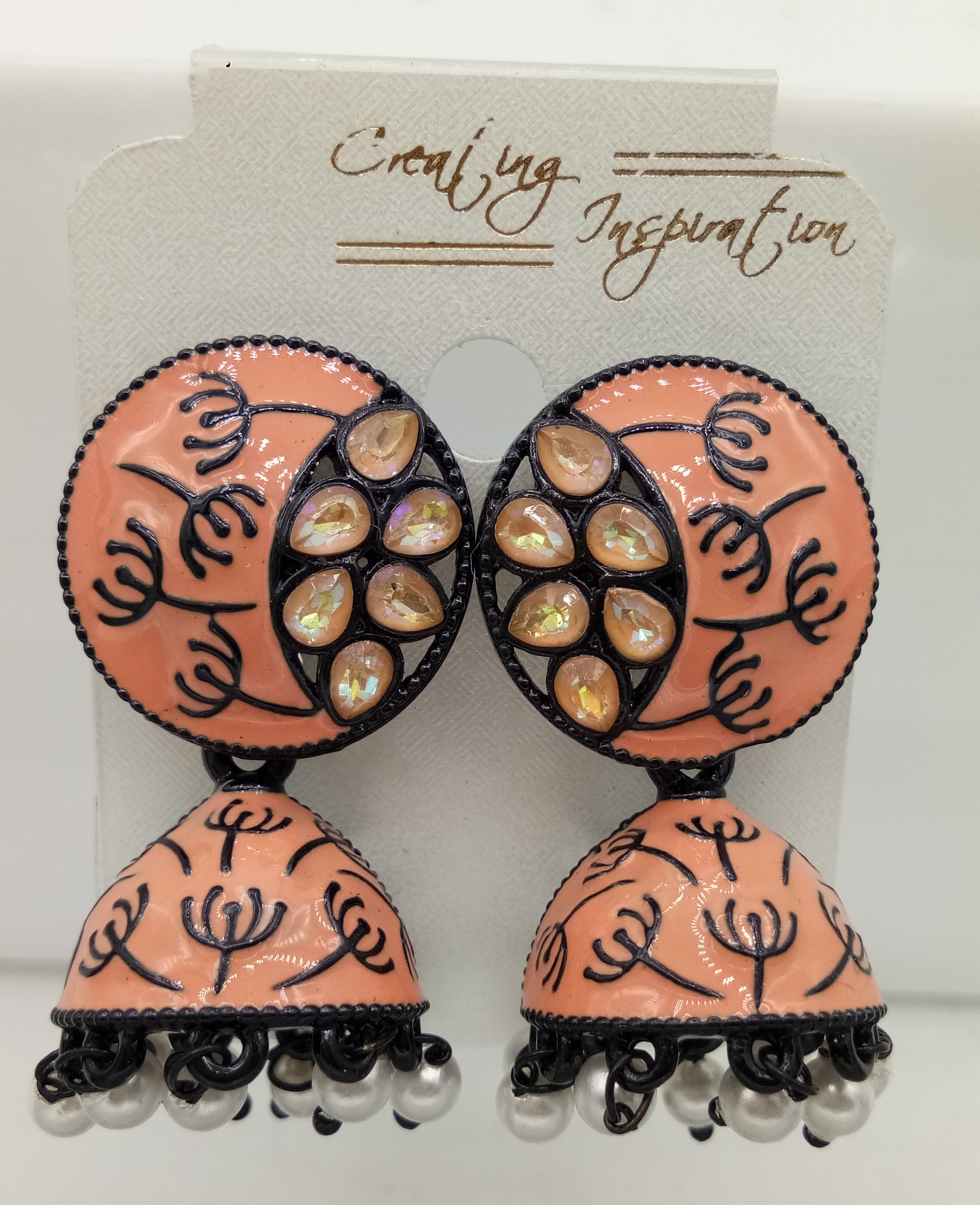 BLACK CMN ASSST JHUMKI - 523046