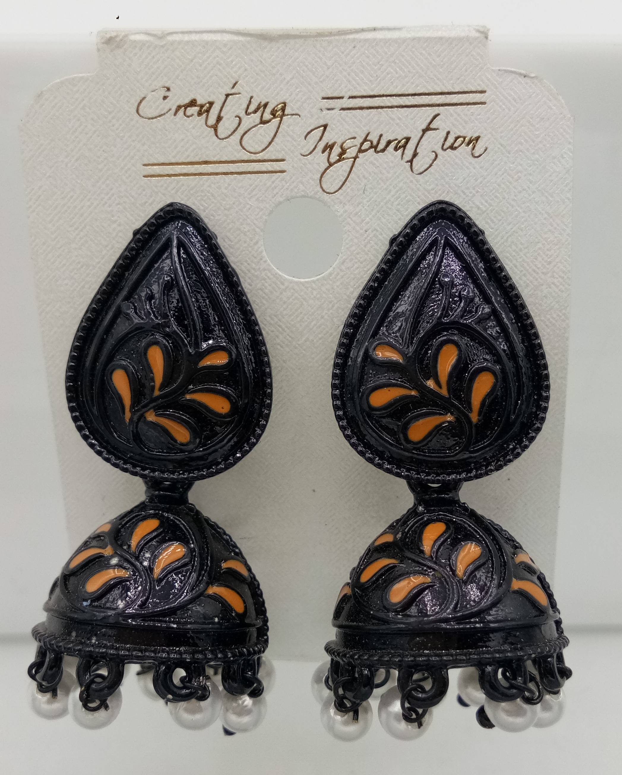 BLACK CMN JHUMKI - 523047