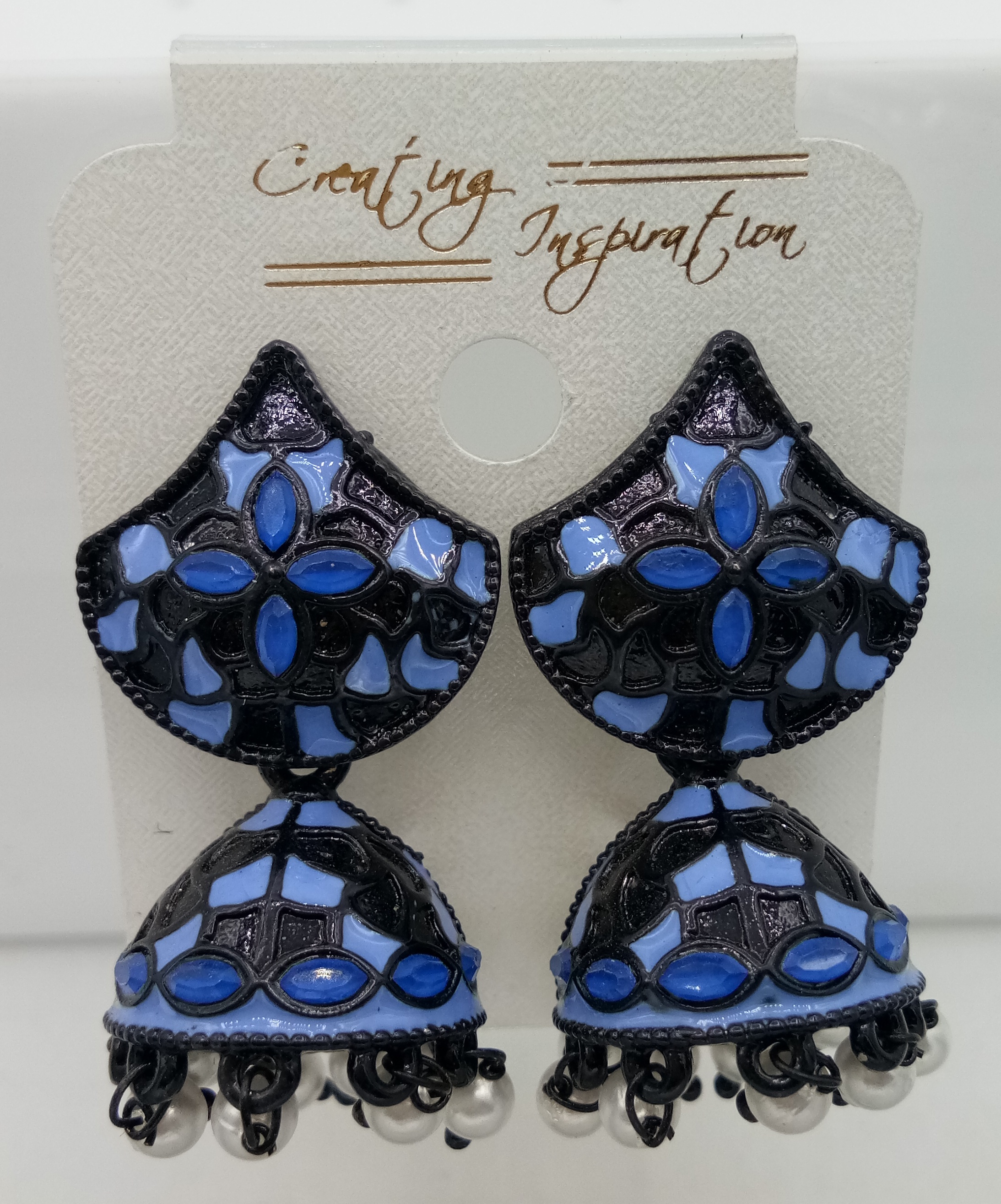 BLACK CMN ASSST JHUMKI - 523048