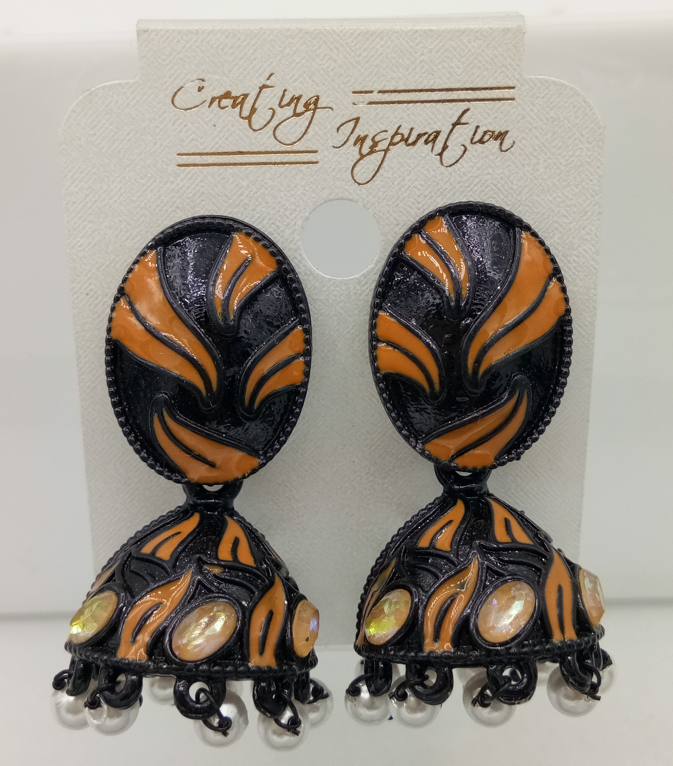 BLACK CMN ASSST JHUMKI - 523044