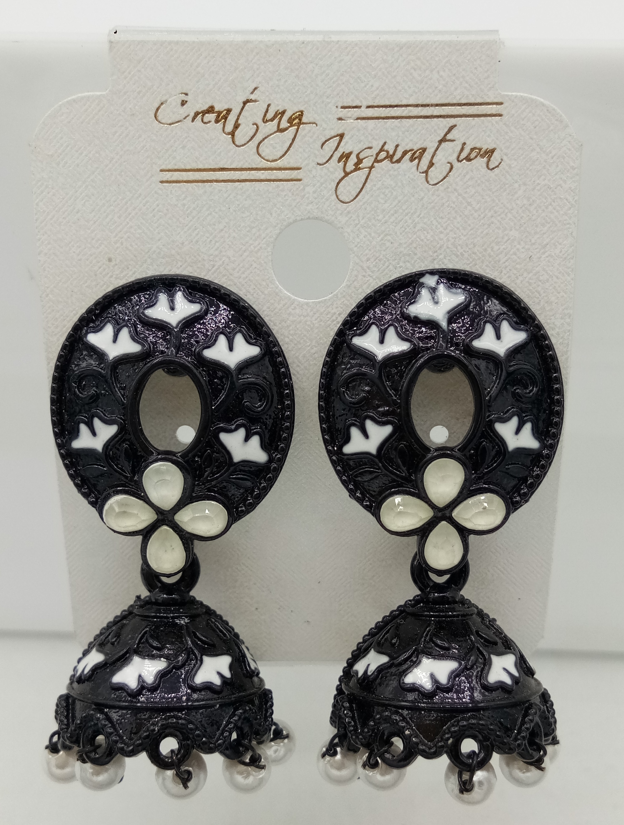 BLACK CMN ASSST JHUMKI - 523049