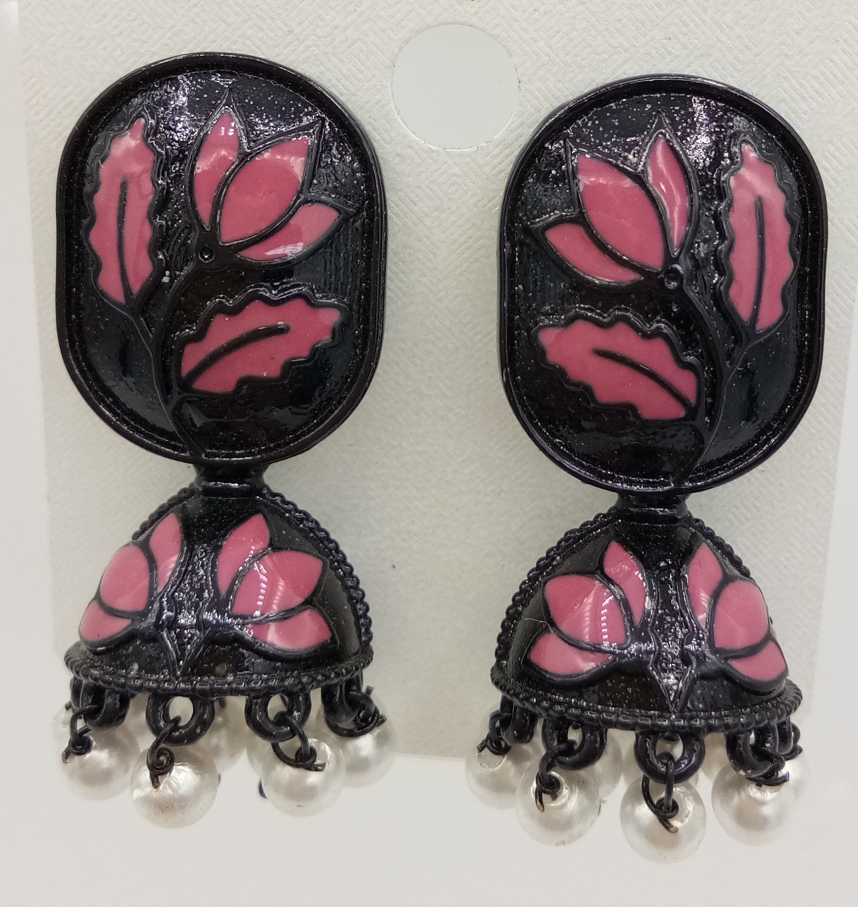 BLACK CMN JHUMKI - 523082