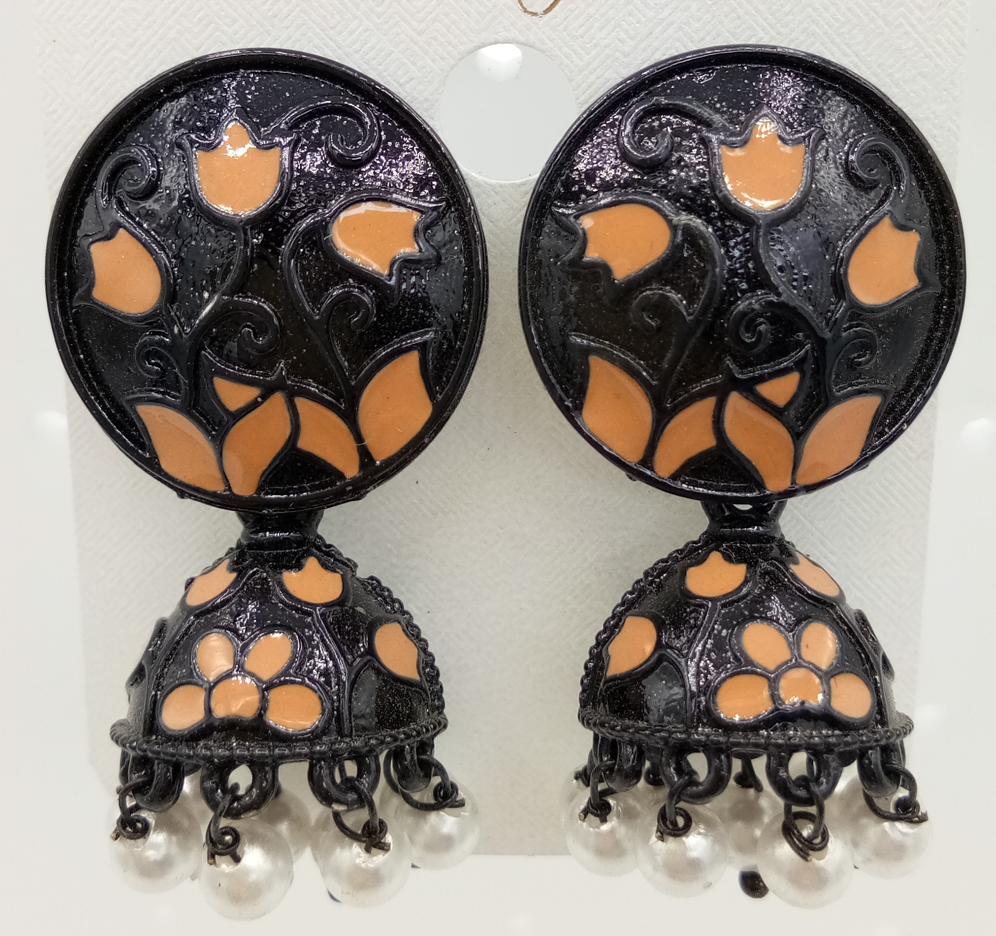 BLACK CMN JHUMKI - 523079