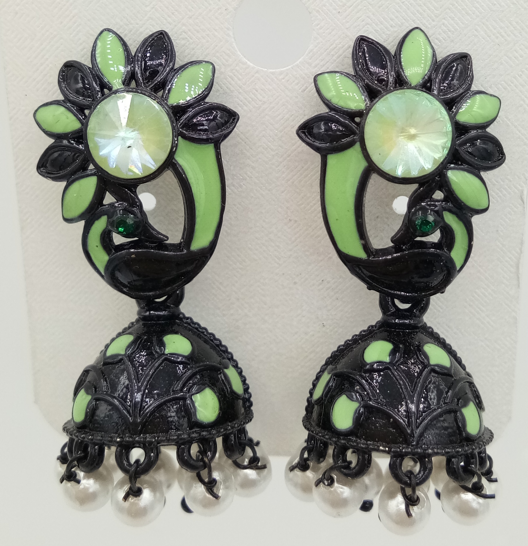 BLACK CMN ASSST JHUMKI - 523074