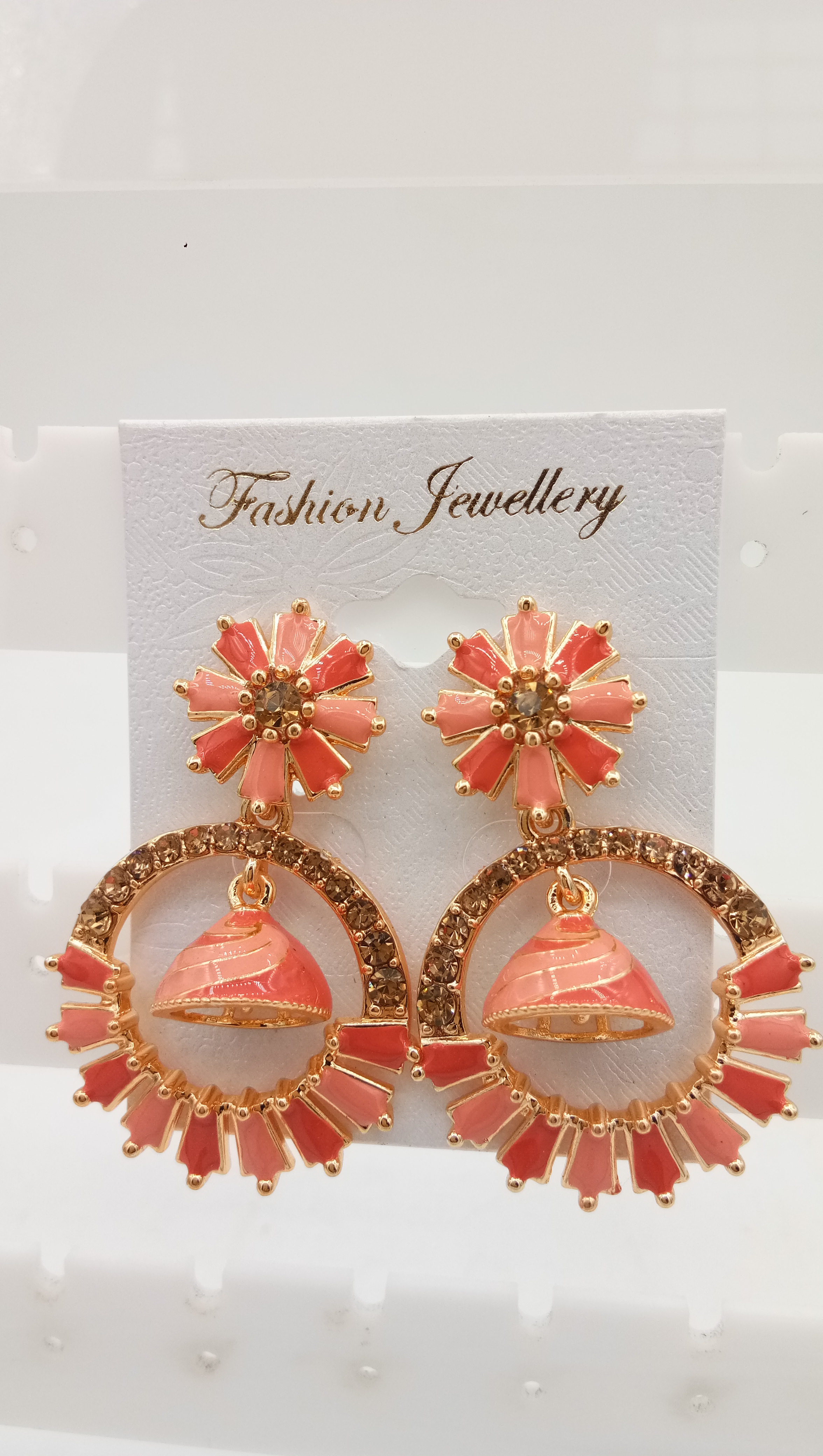 ROSE CMN LCT STONE EARRING - 523158
