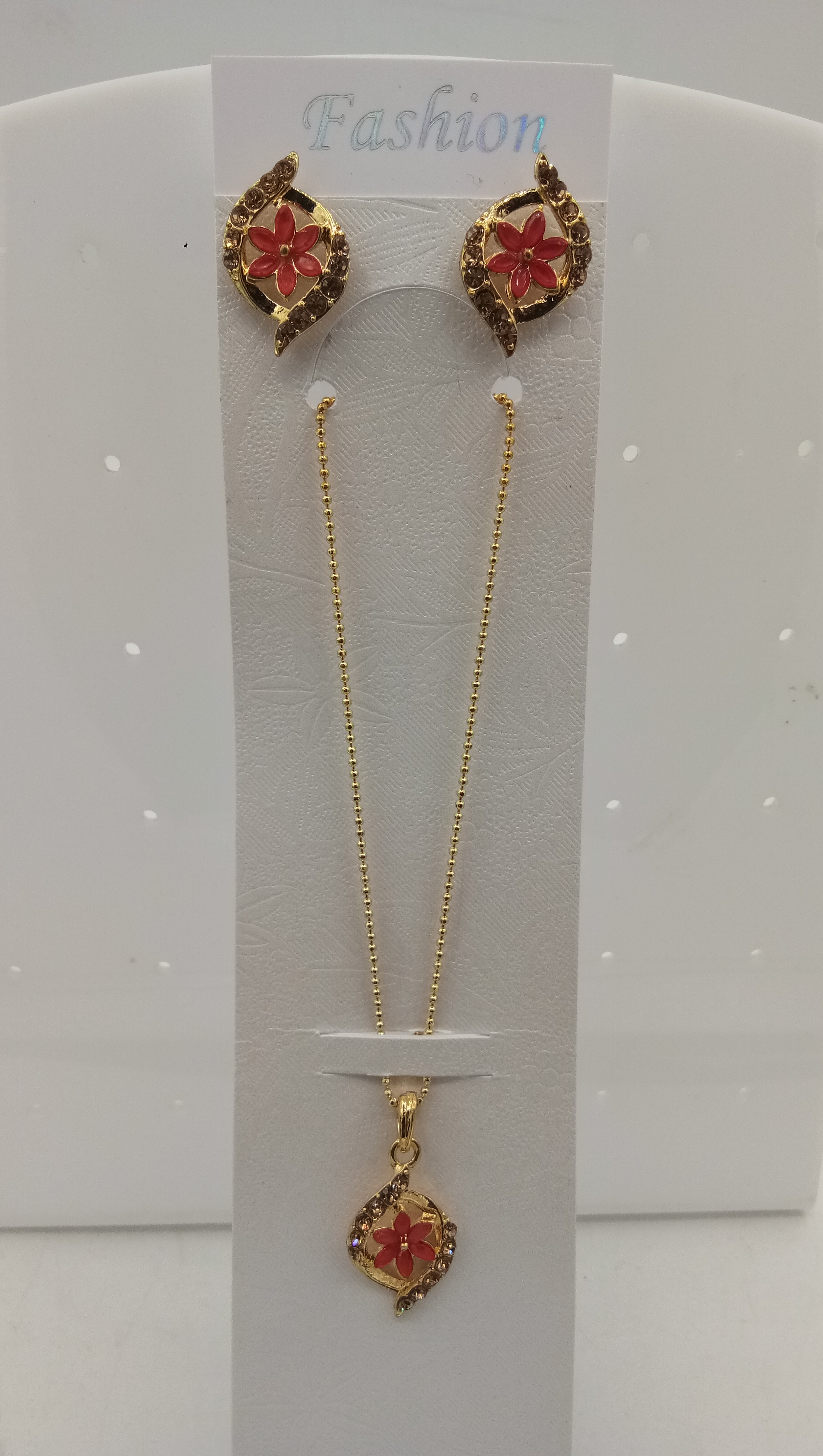 GOLD LCT STONE + ASSST PENDANT TOPS -27691