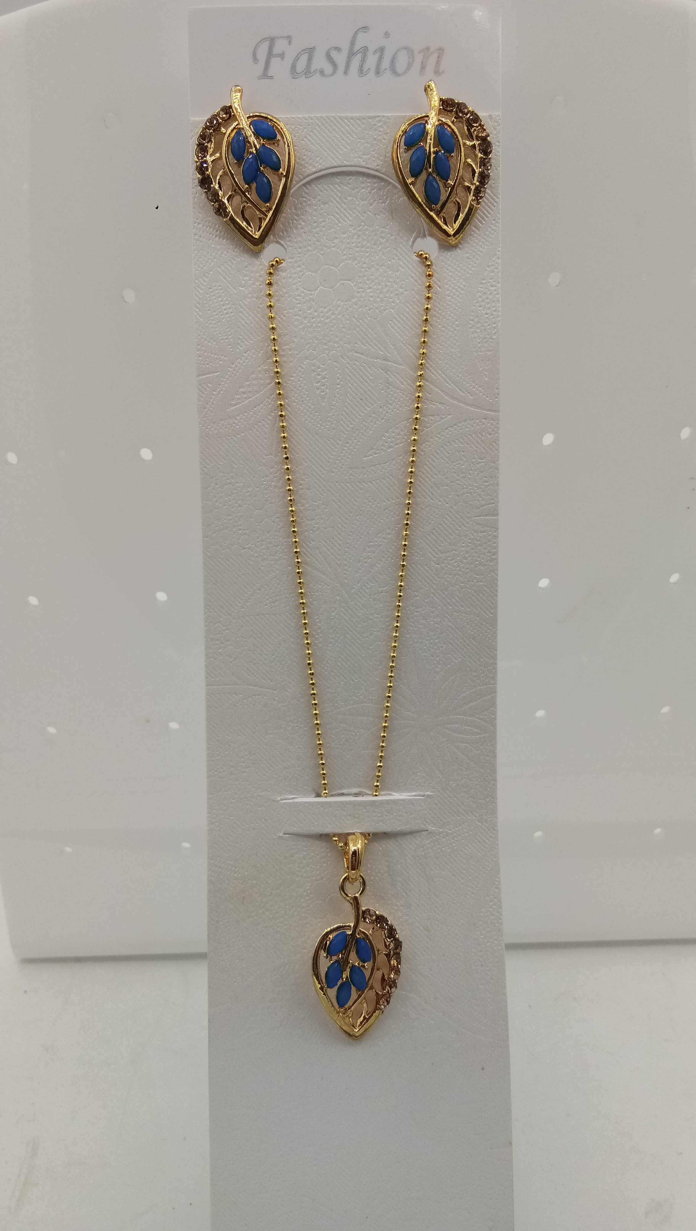 GOLD LCT STONE + ASSST PENDANT TOPS -27690
