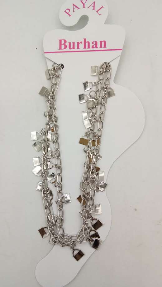 NICKEL PLAIN PAYAL - 1833