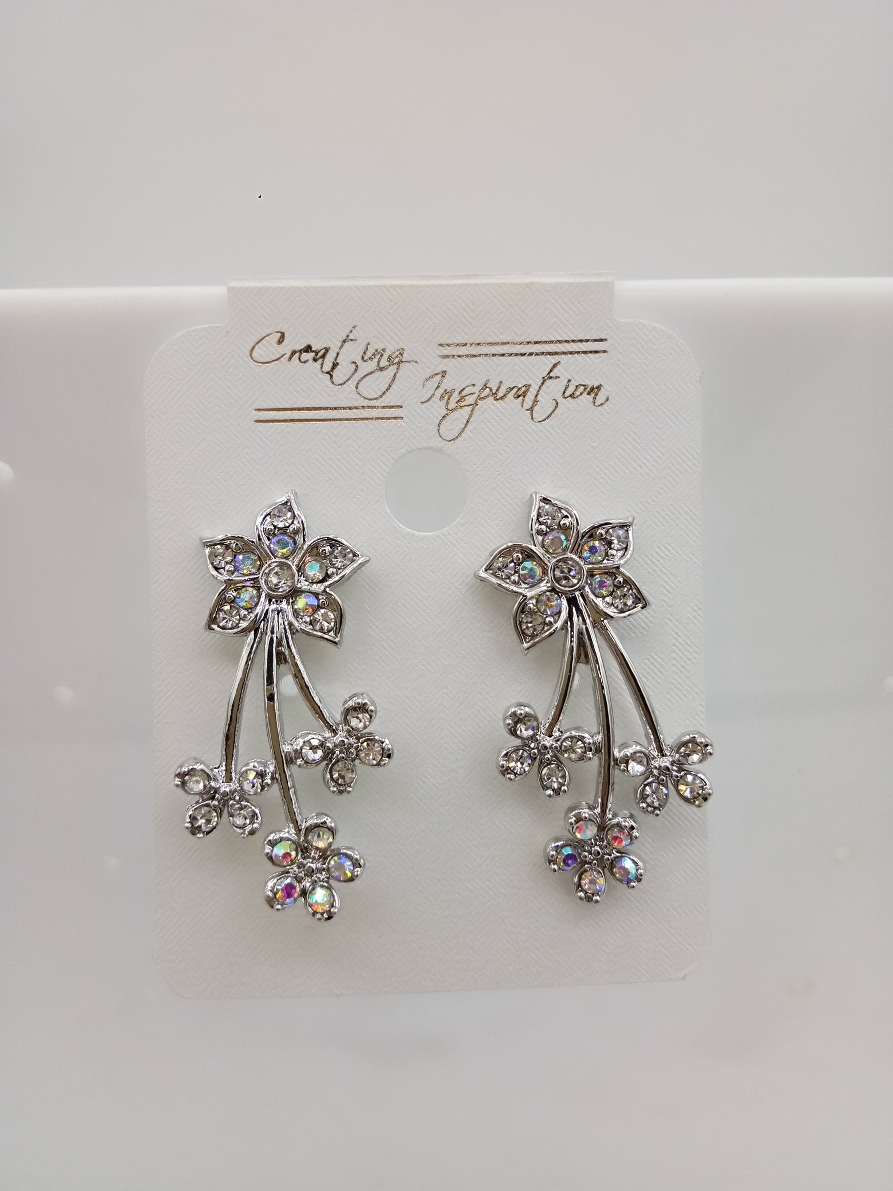 RODIUM WHITE STONE TOPS - 1111136