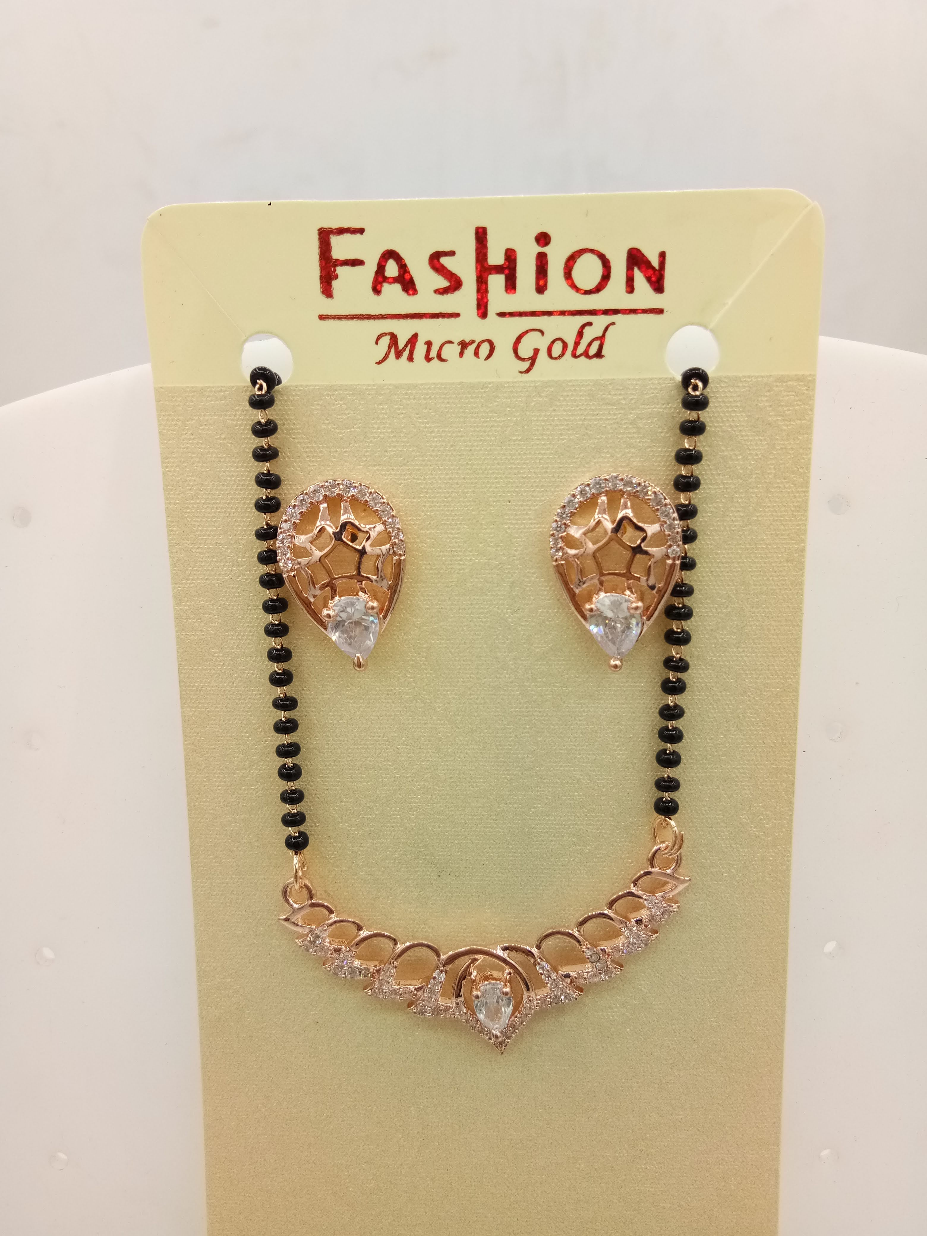 AD PINK GOLD TANMANIYA WITH CHAIN - 72190