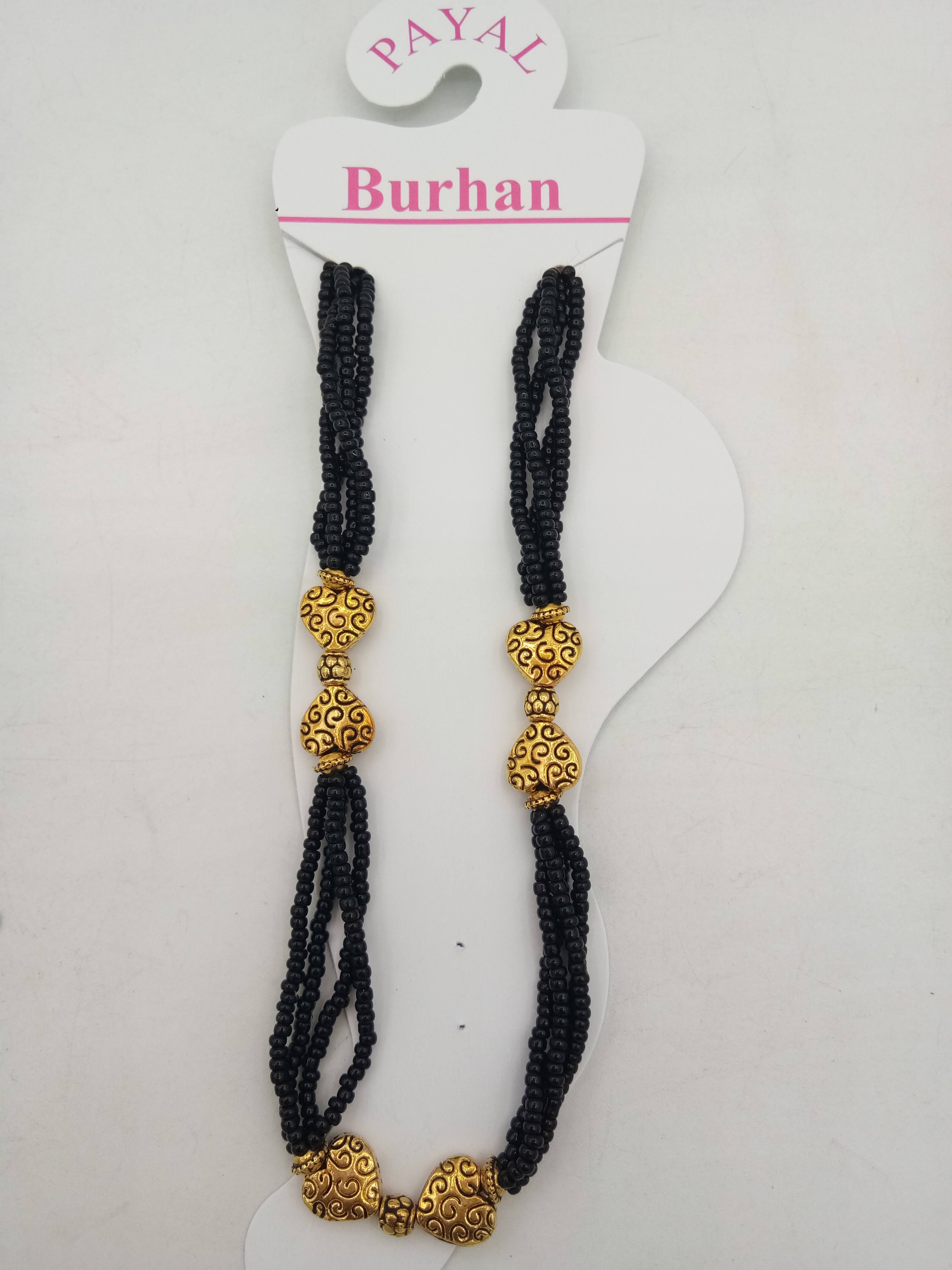 BLACK PATWA PAYAL - 108