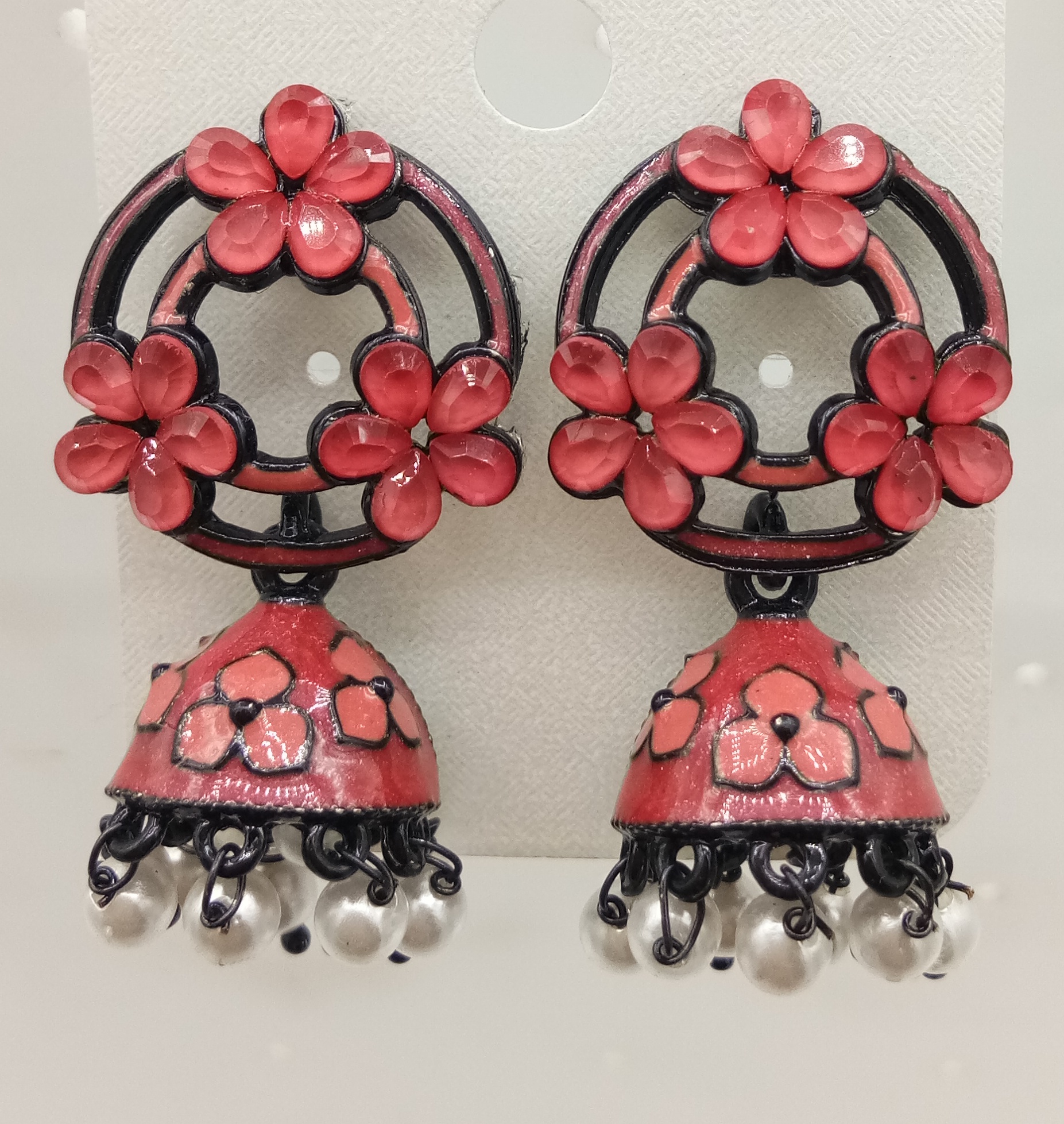 BLACK CMN ASSST JHUMKI - 523306