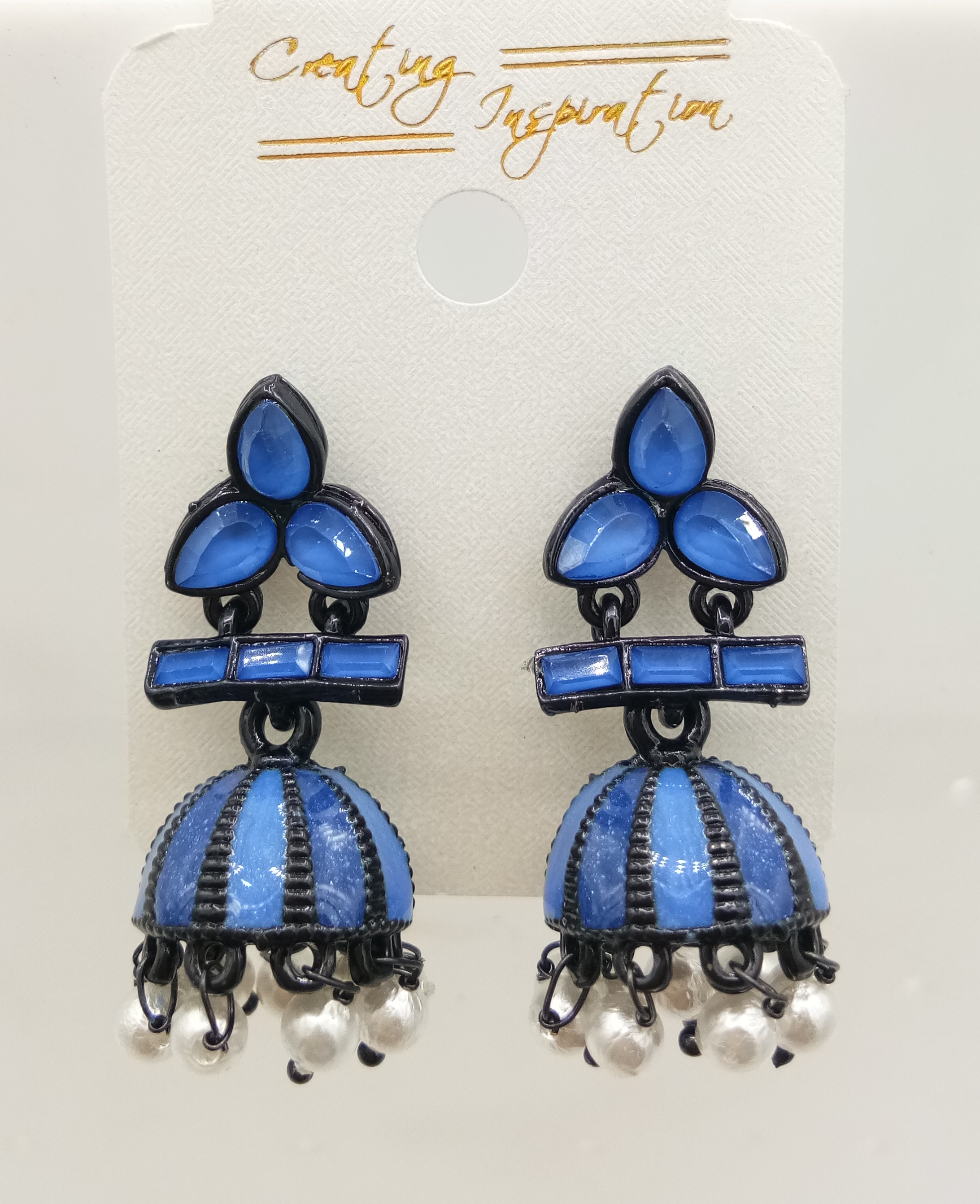 BLACK 8667 DBL CLR JHUMKI 522567
