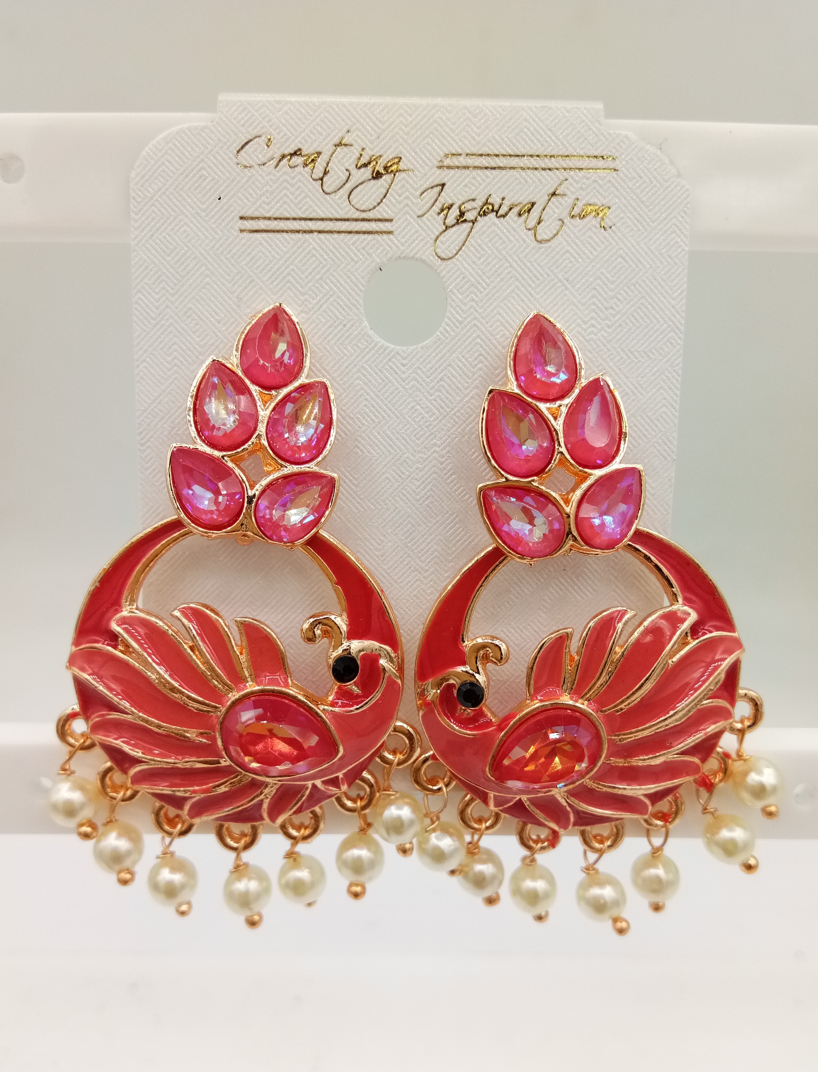 ROSE CMN + CLR ASSST EARRING - 523636